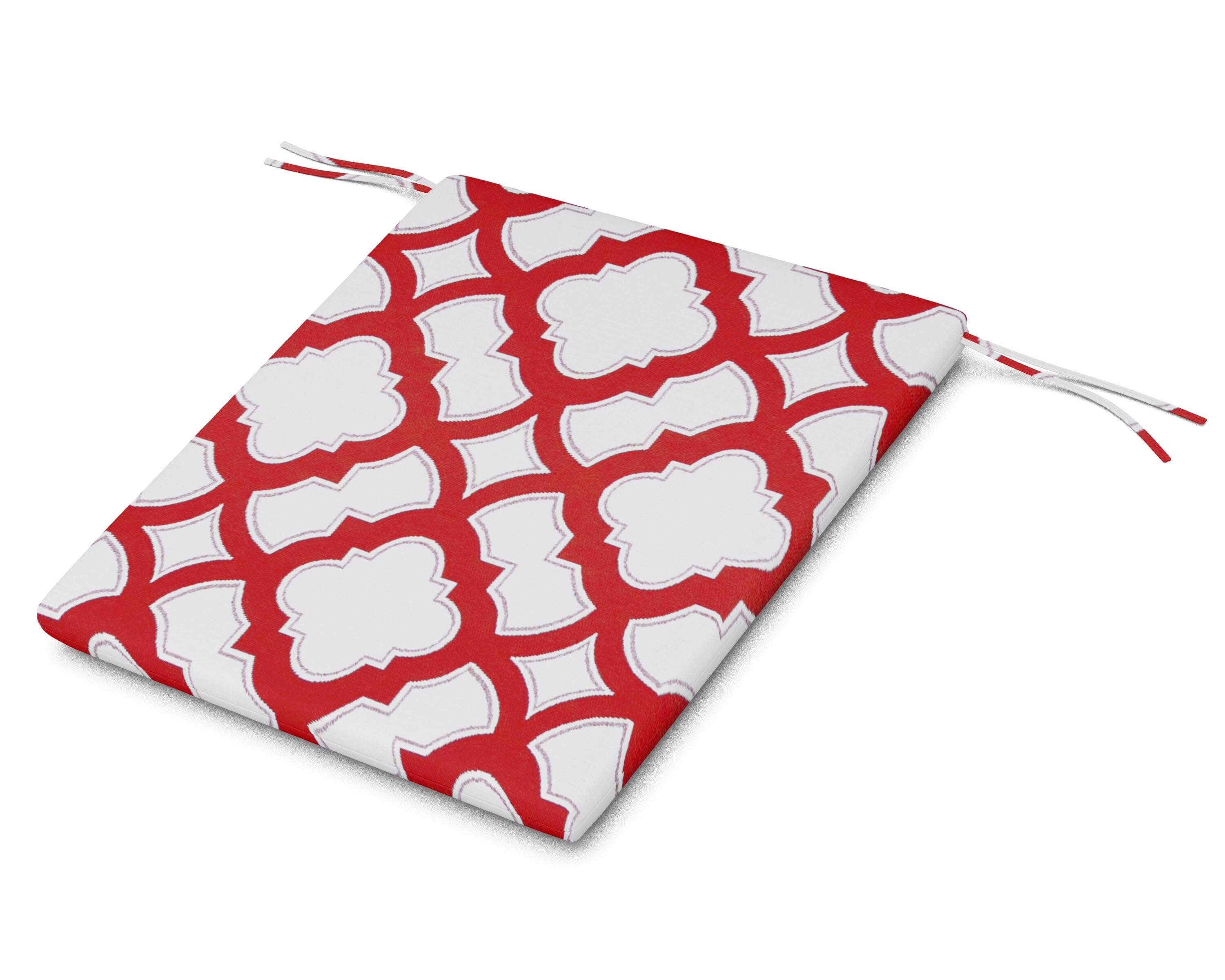 AL100 Seat Pad in Trellis Crimson