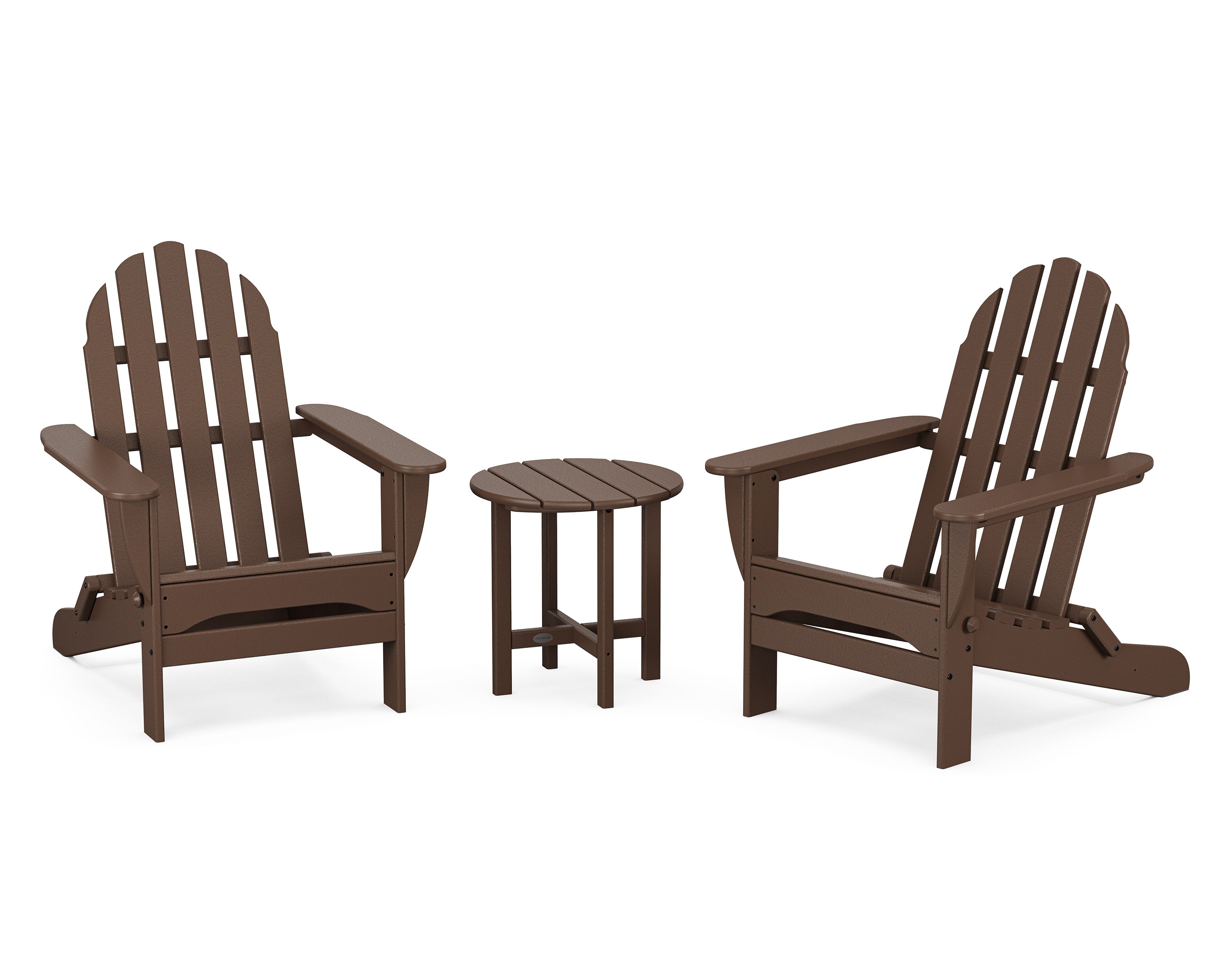 Classic Folding Adirondack 3-Piece Set in Mahogany