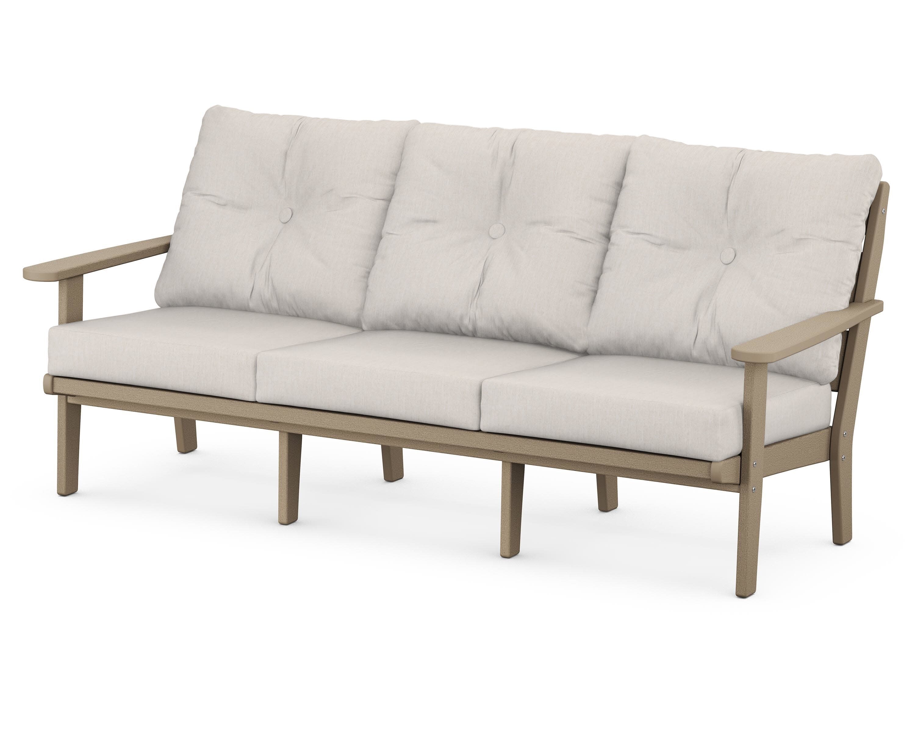 Lakeside Deep Seating Sofa in Vintage Sahara / Cast Ash