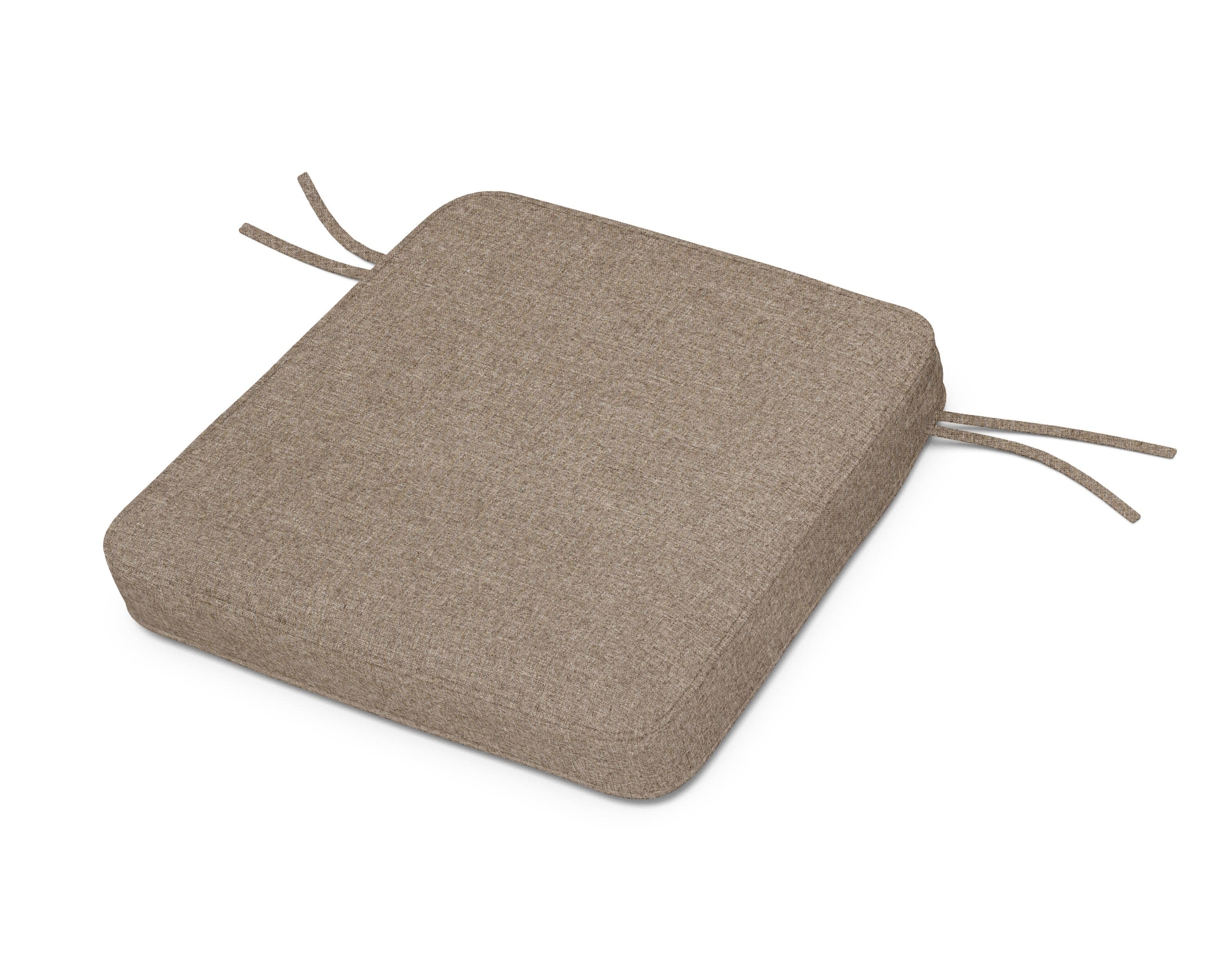 Acadia Dining Arm Seat Cushion in Spiced Burlap