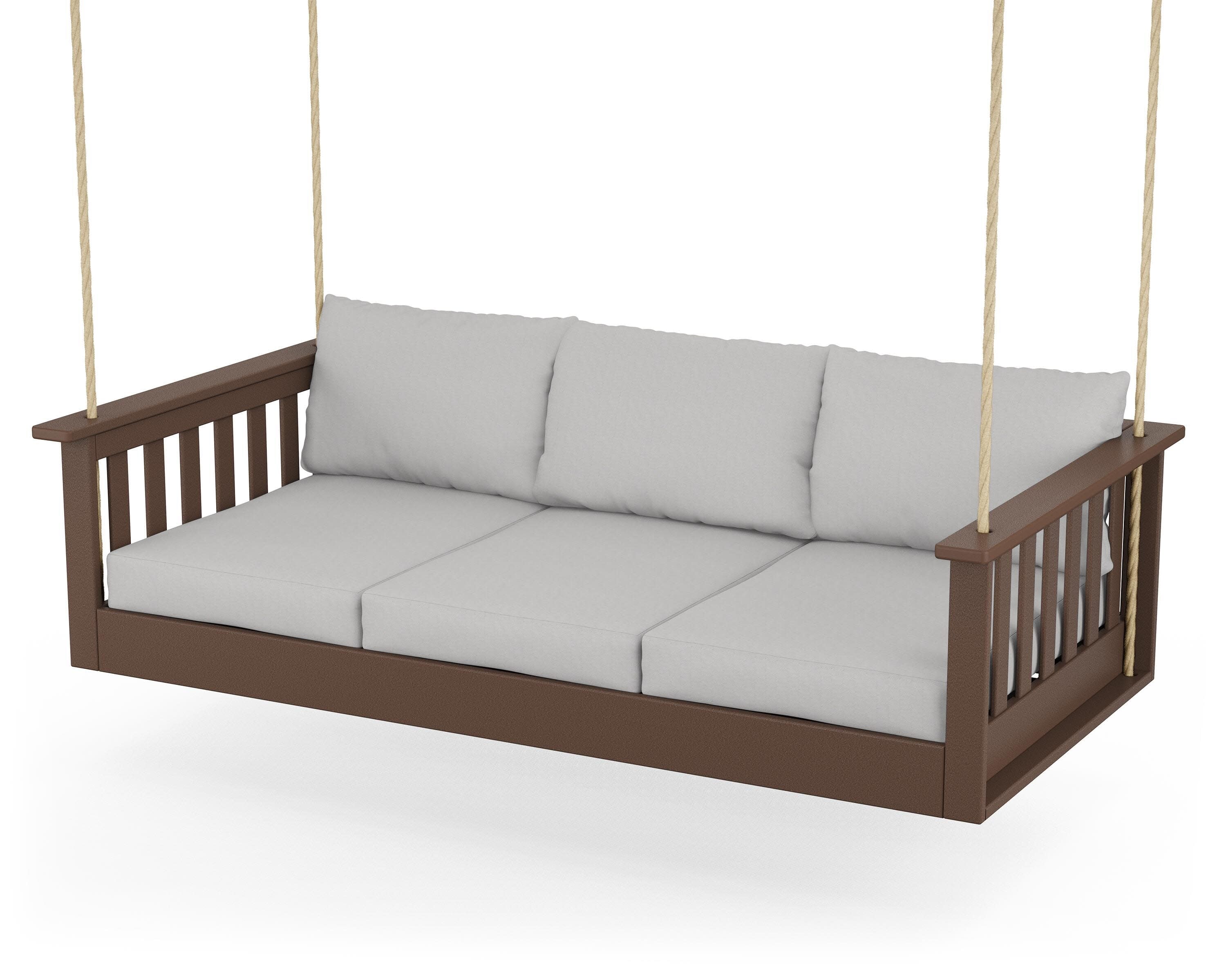 Vineyard Daybed Swing in Mahogany / Diamond in the Rough