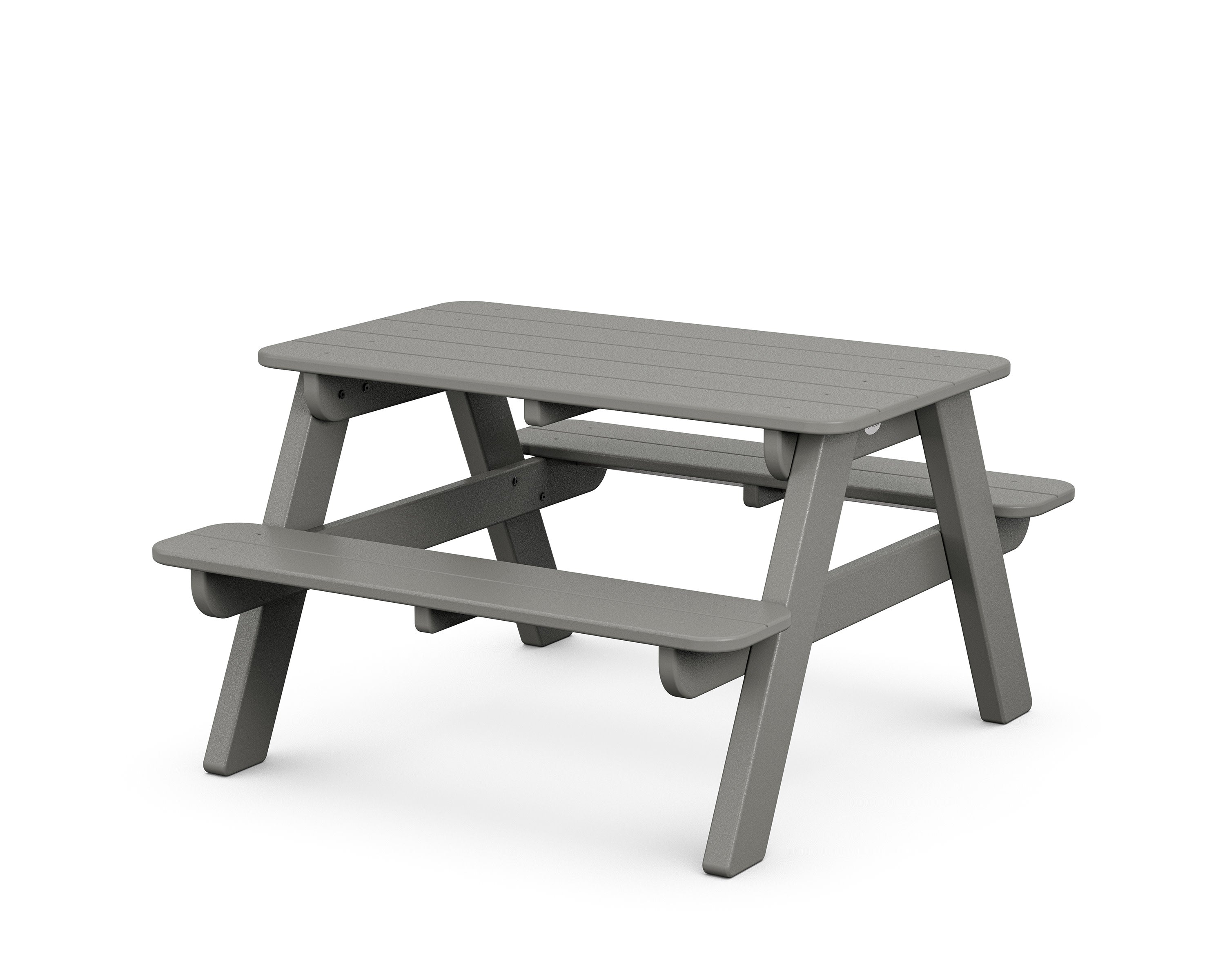 Kids Outdoor Picnic Table in Slate Grey
