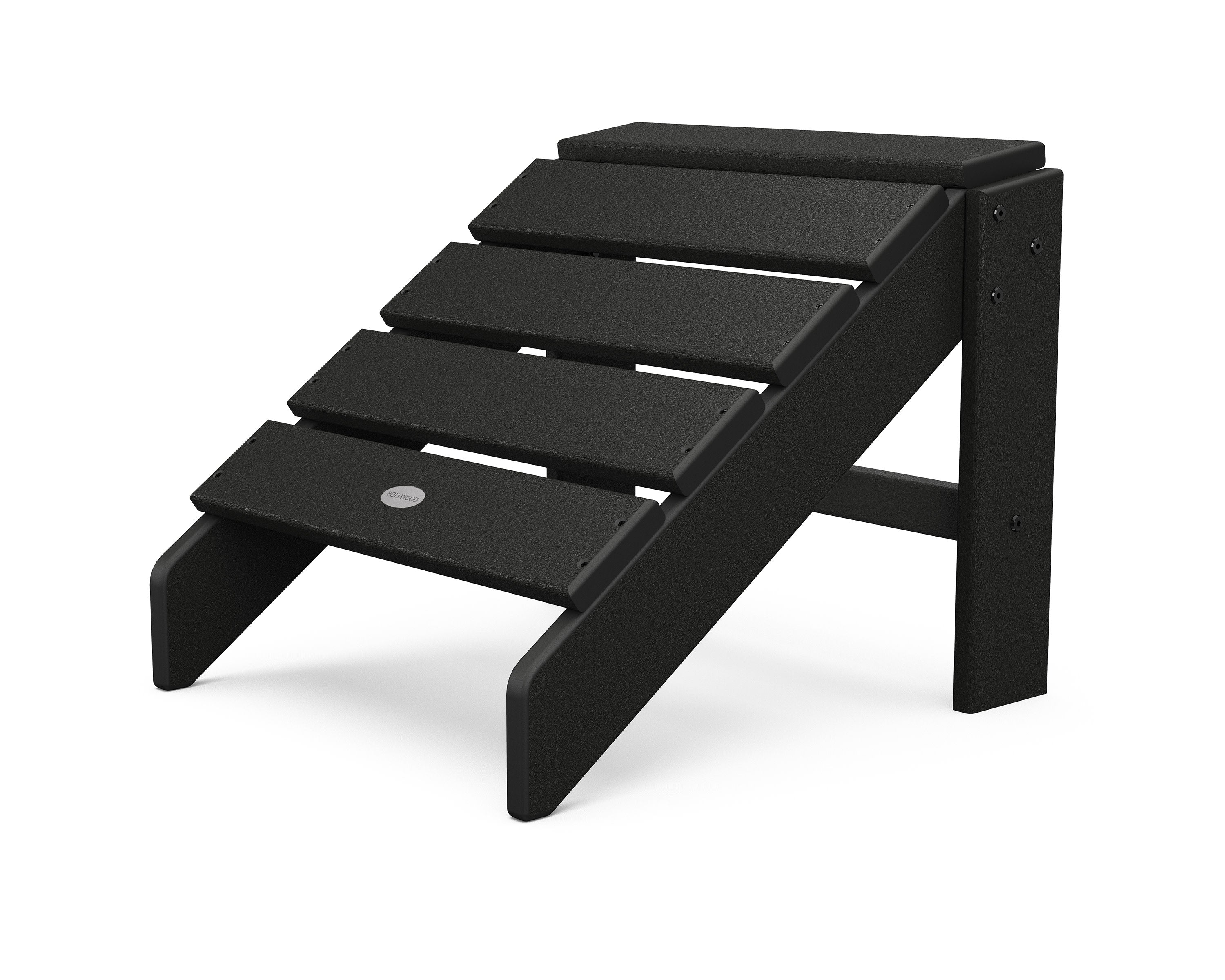 South Beach Ottoman in Black