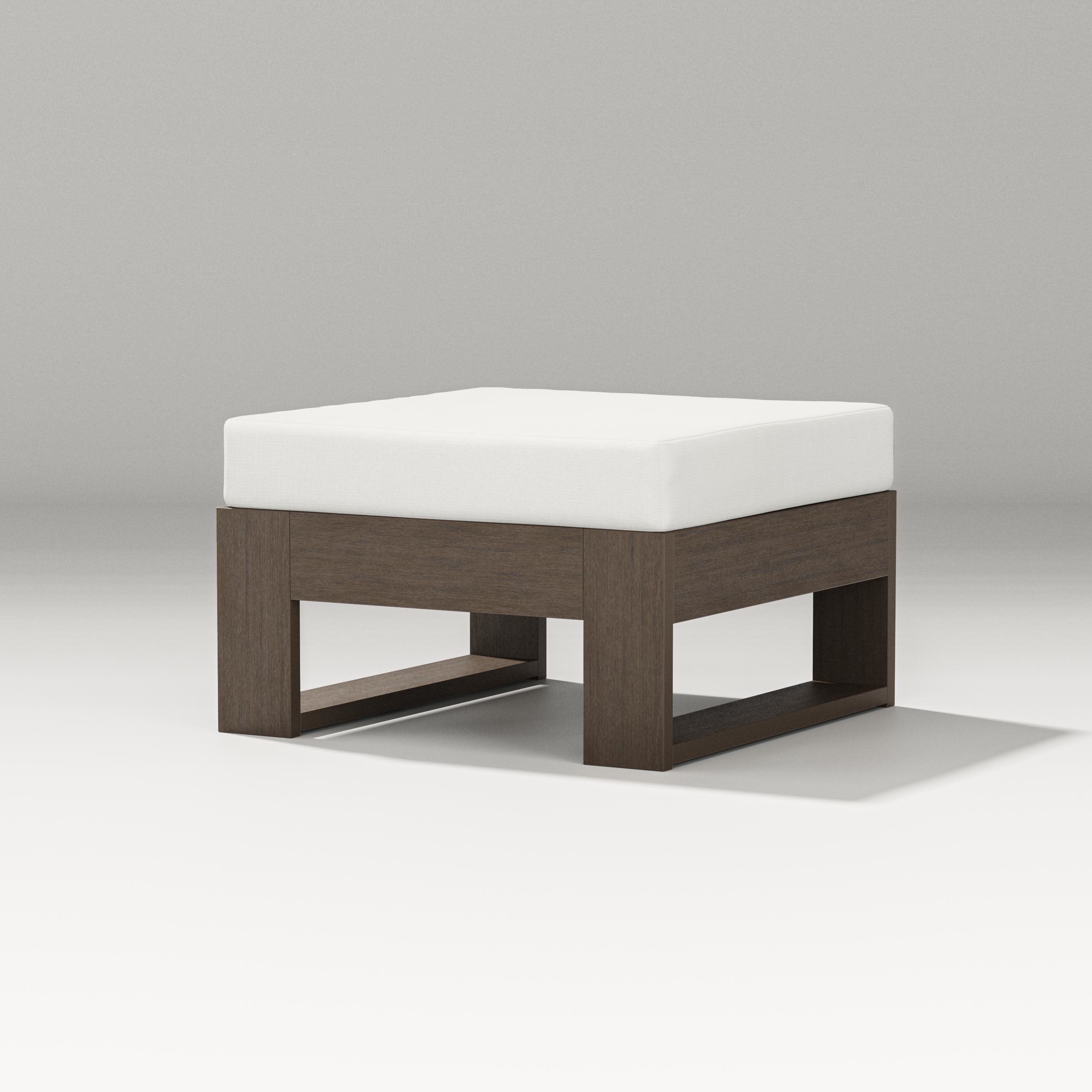 Latitude Lounge Ottoman in Kona / Natural Linen