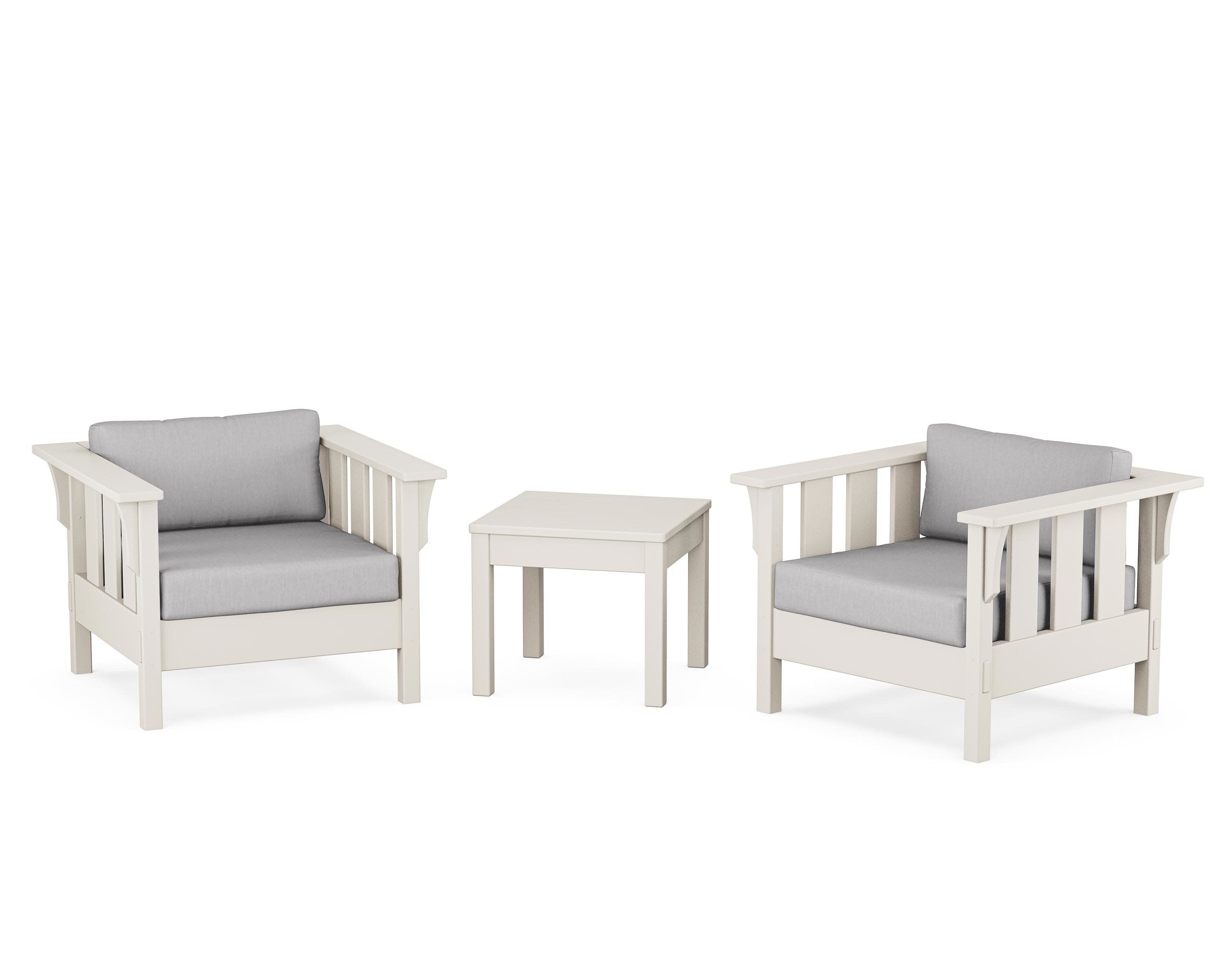Acadia 3-Piece Deep Seating Set in Sand / Granite