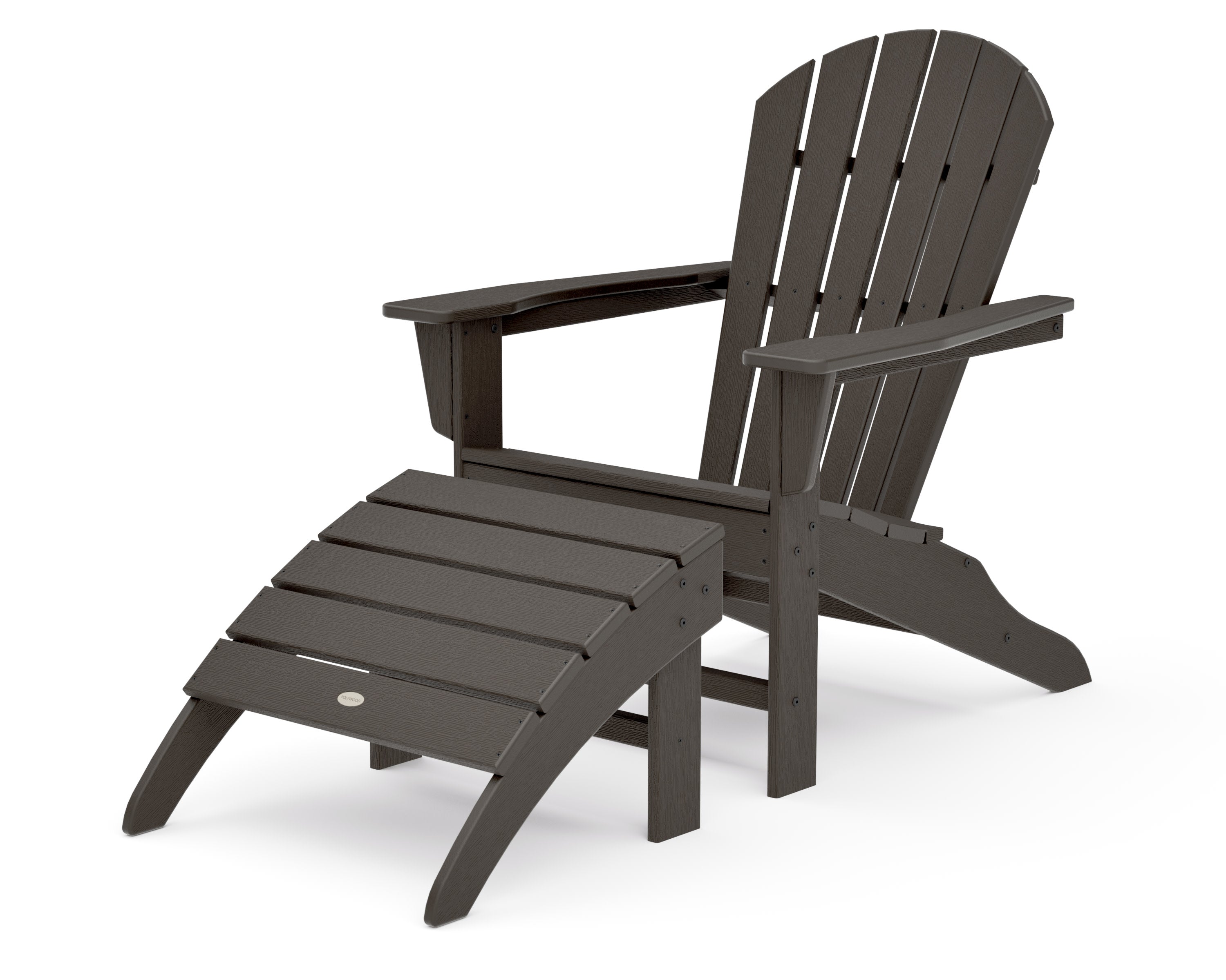South Beach Adirondack 2-Piece Set in Vintage Coffee