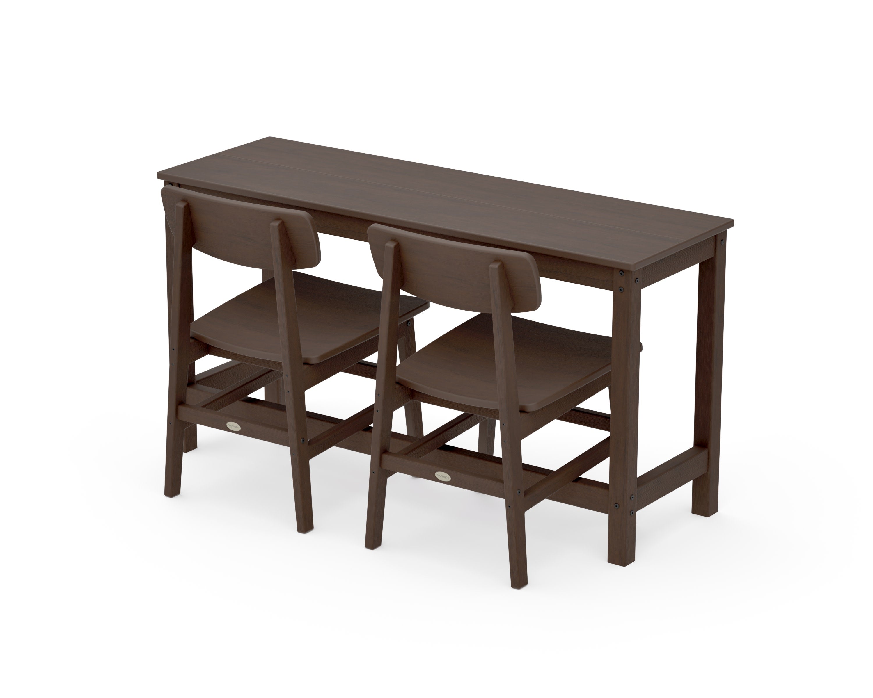 Modern Studio Urban Chair 3-Piece Balcony Set in Kona