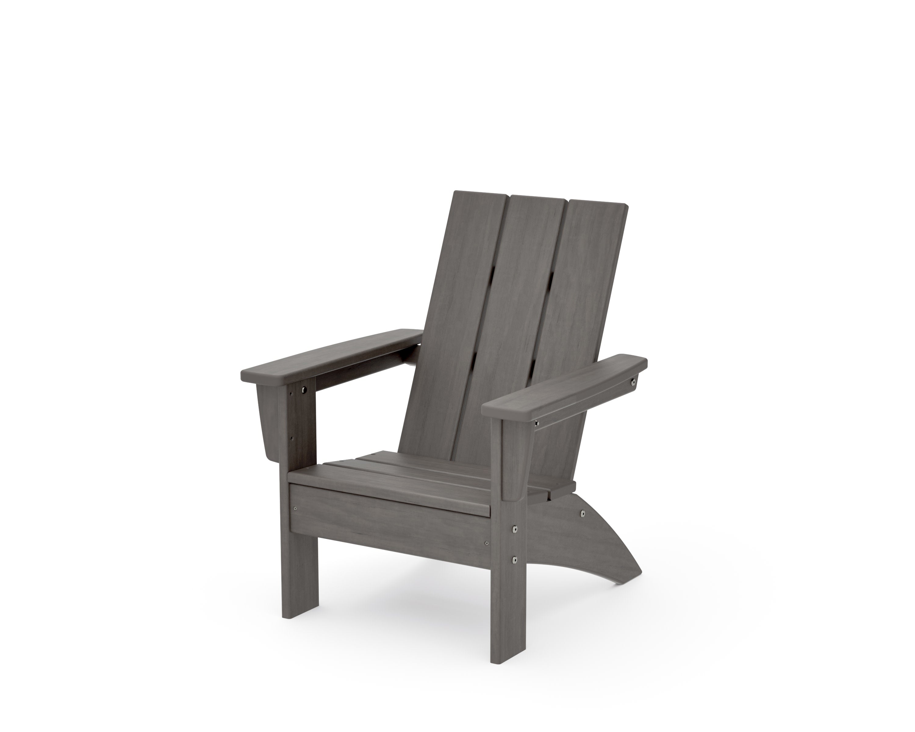Kids Modern Adirondack Chair in Driftwood