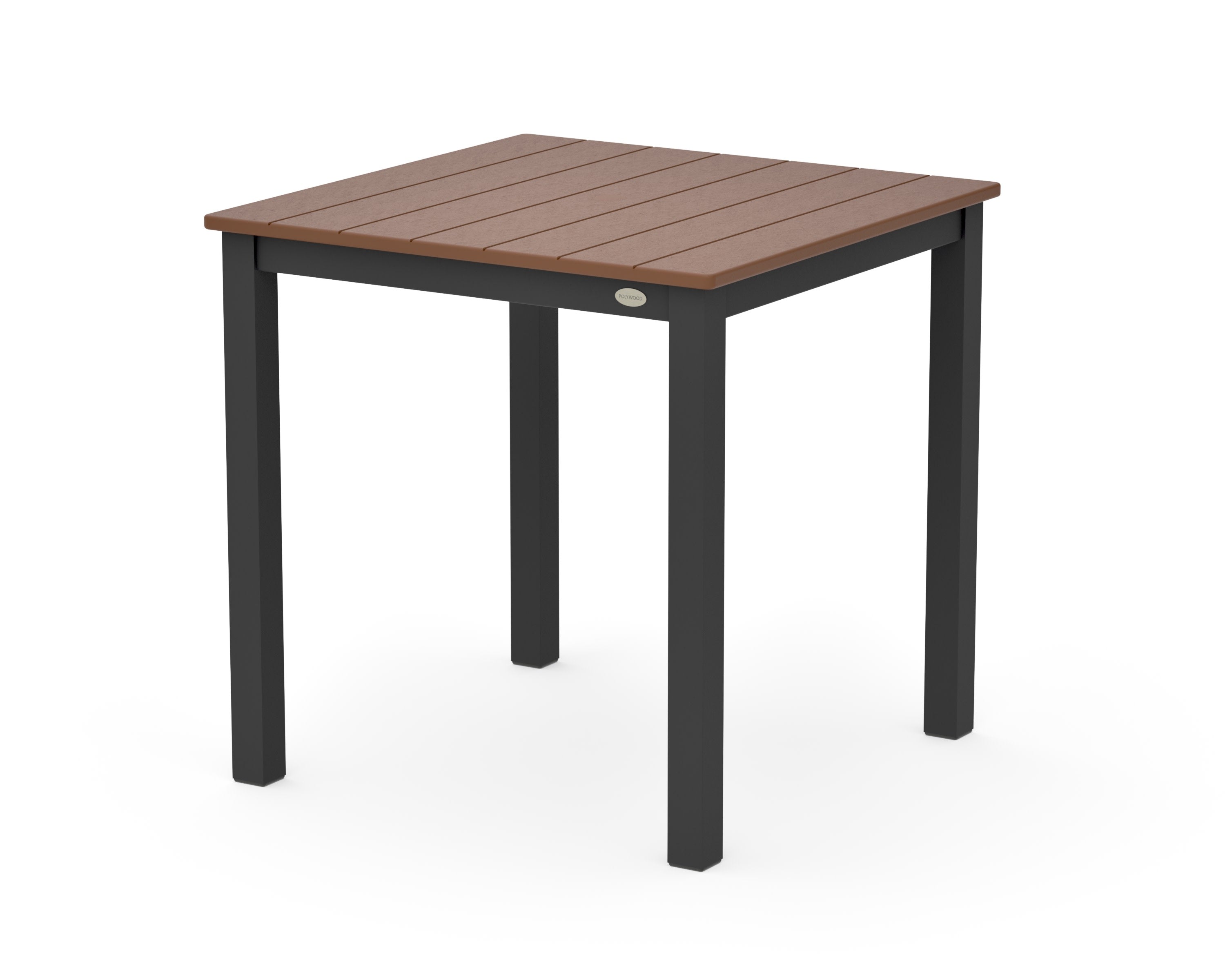 Main Street 30 x 30 Dining Table in Black / Teak