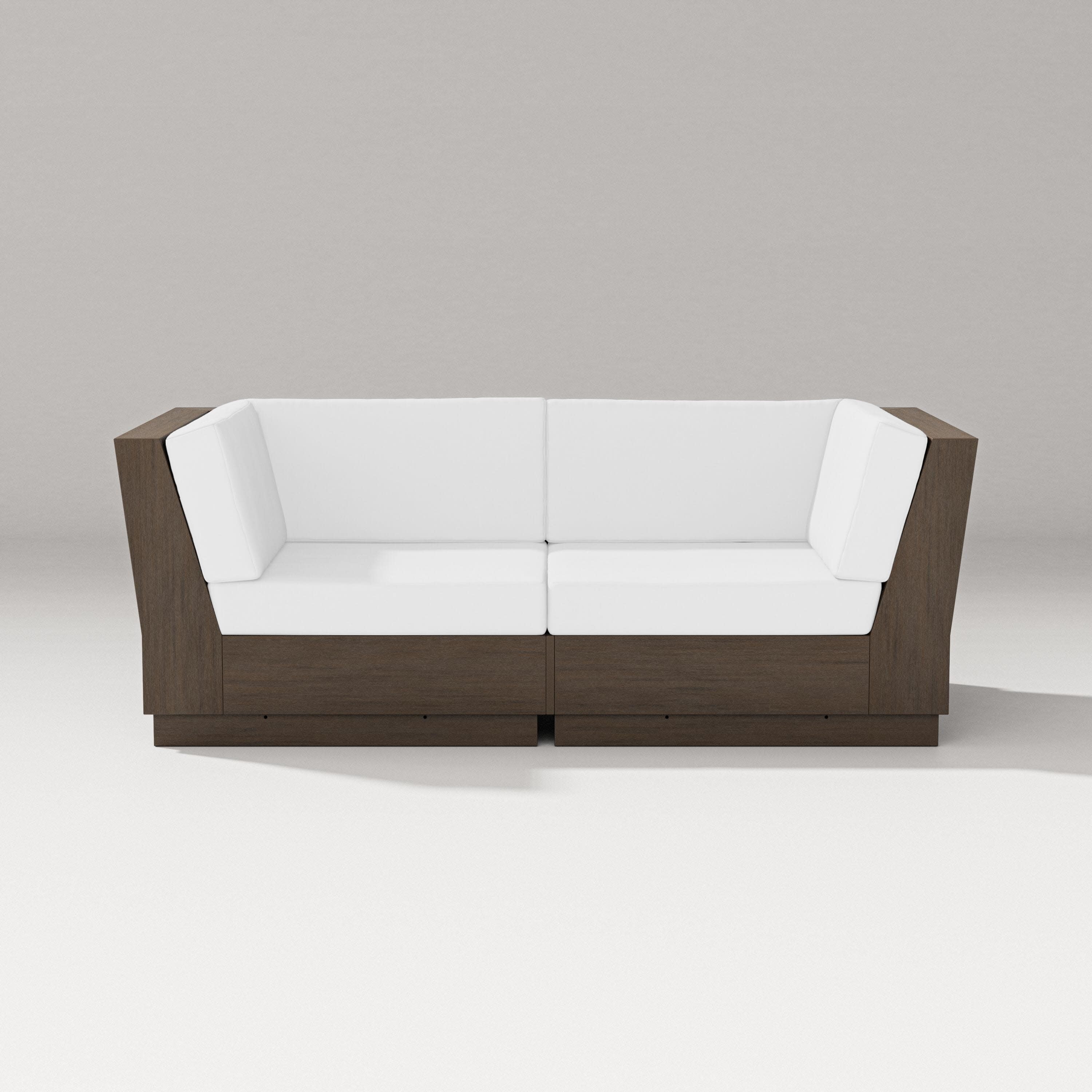 Elevate Loveseat Sectional in Kona / Natural