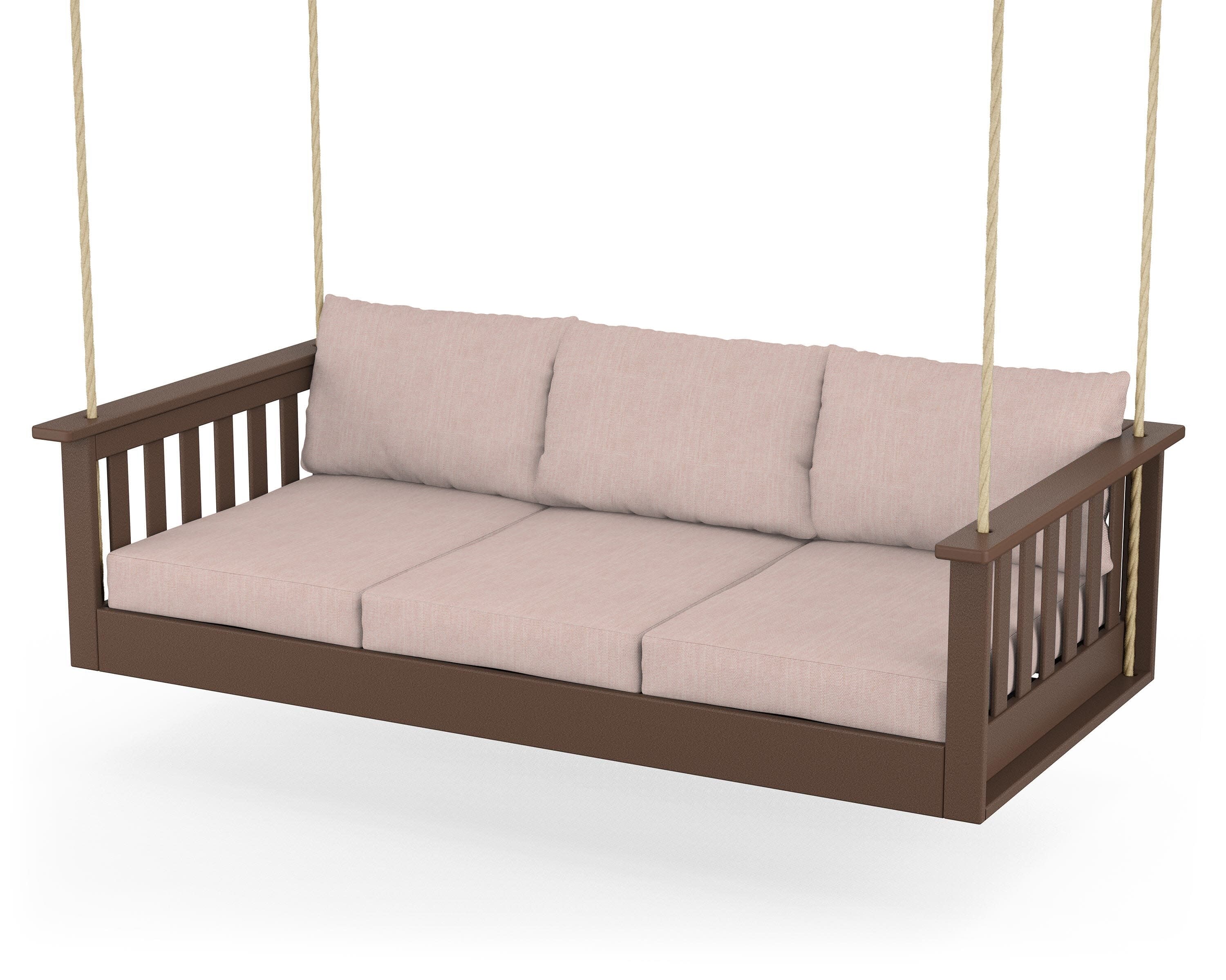 Vineyard Daybed Swing in Mahogany / Play Cameo