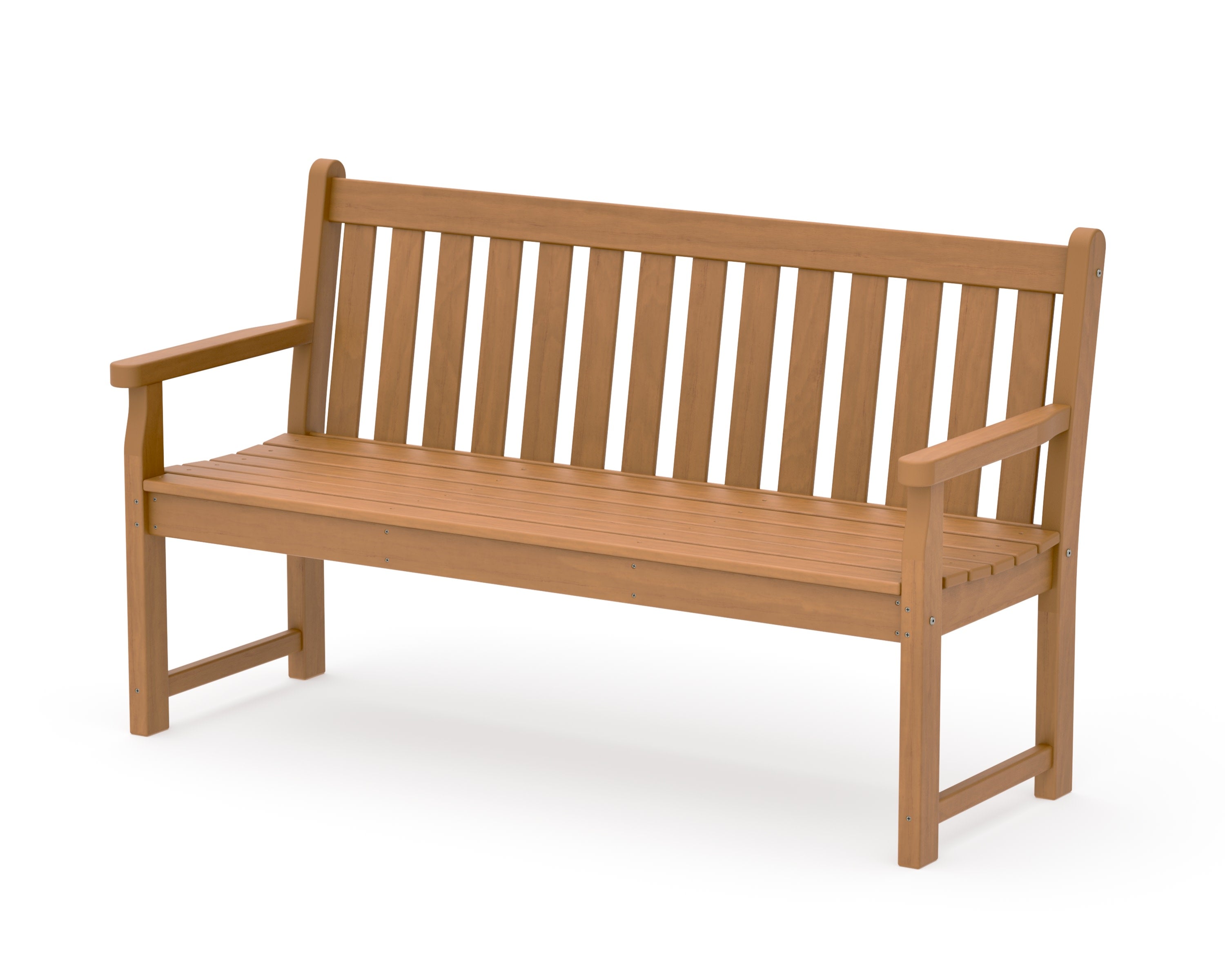 Traditional Garden 60" Bench in Natural