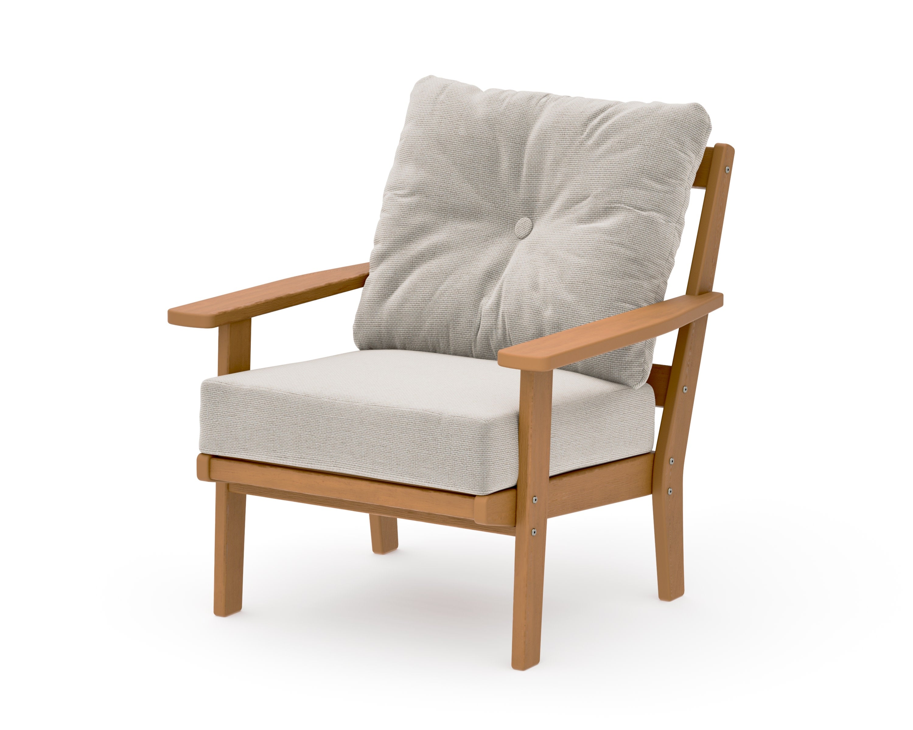 Prairie Deep Seating Chair in Natural / Dune Burlap