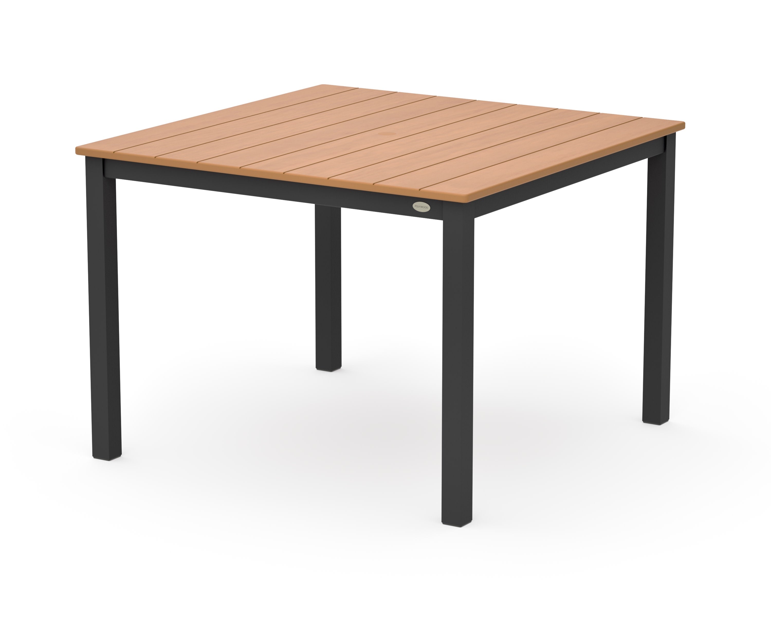 Main Street 42 x 42 Dining Table in Black / Natural