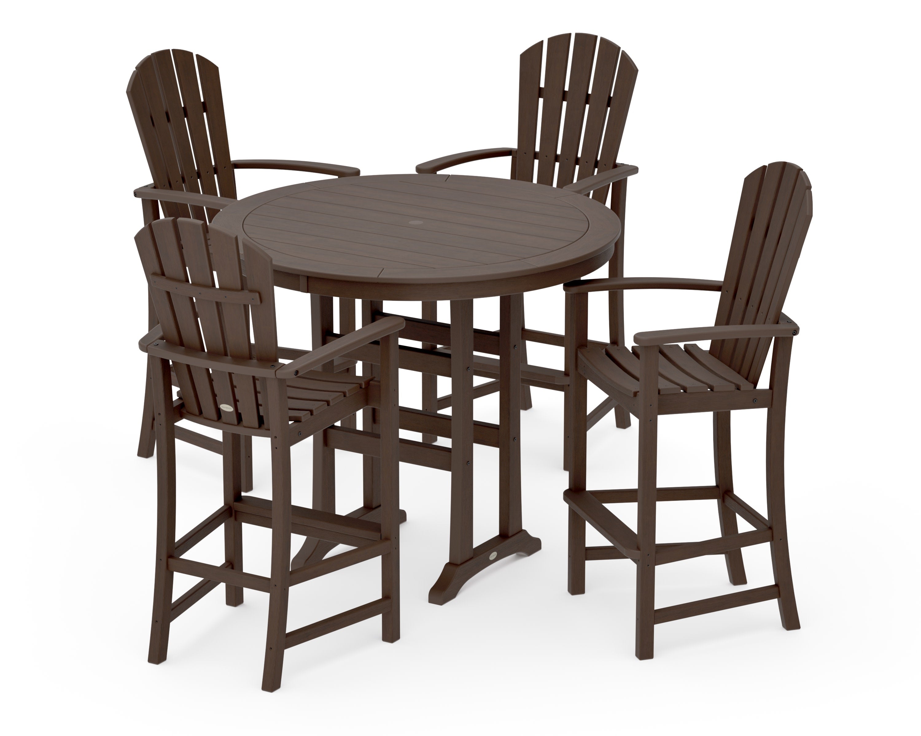 Palm Coast 5-Piece Round Bar Set in Kona