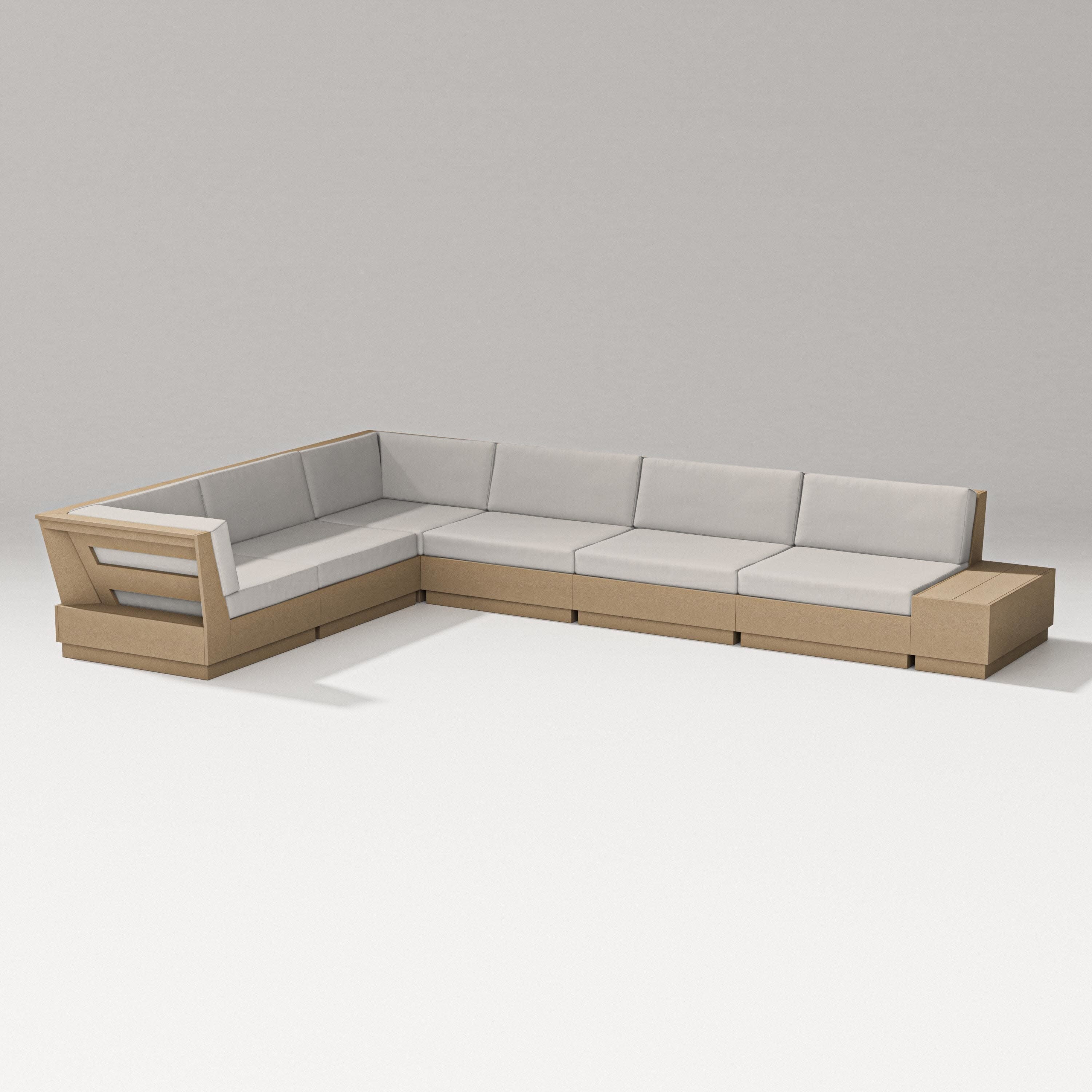 Elevate 7-Piece Corner Sectional in Vintage Sahara / Cast Ash