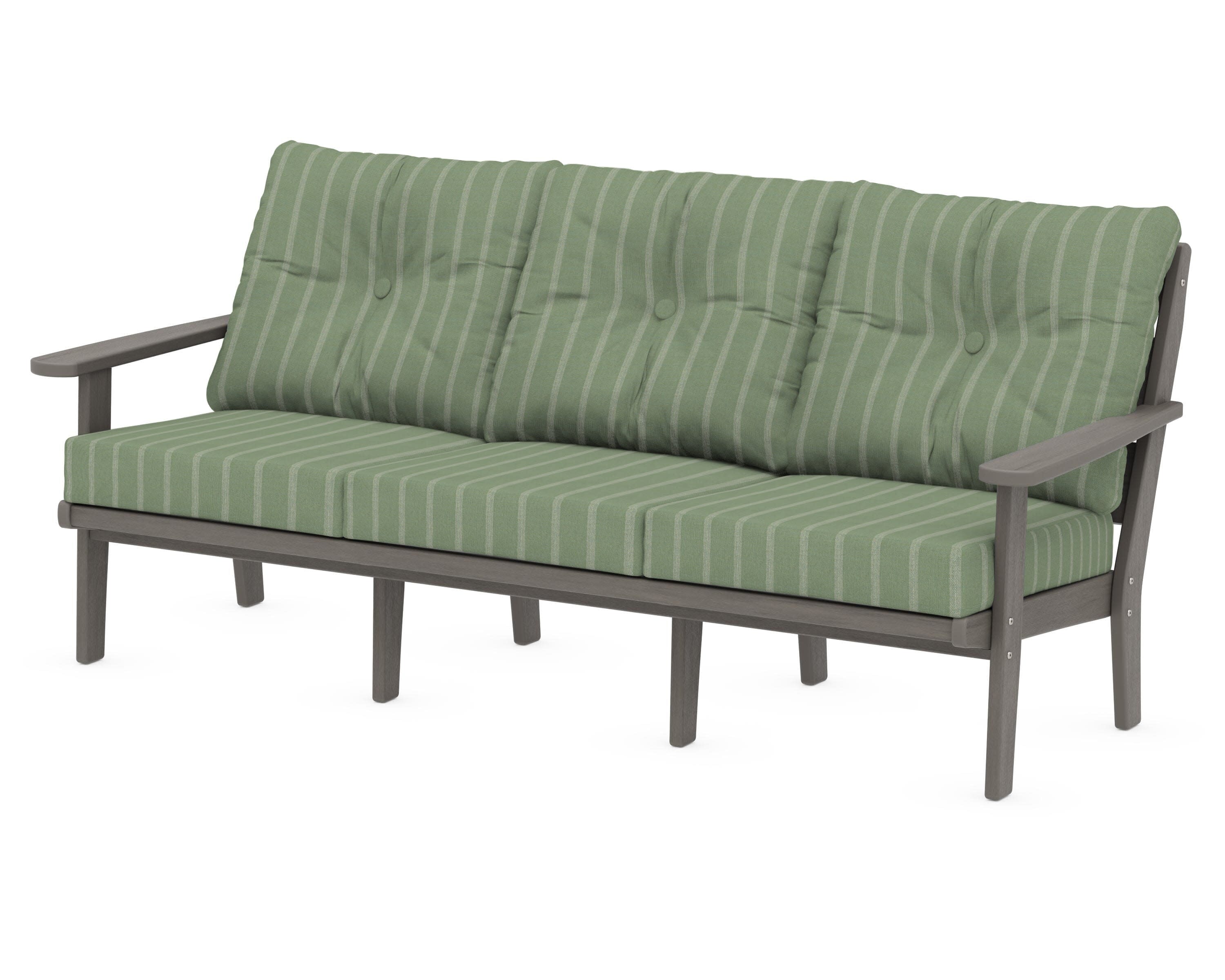 Lakeside Deep Seating Sofa in Driftwood / Unwind Rainwashed