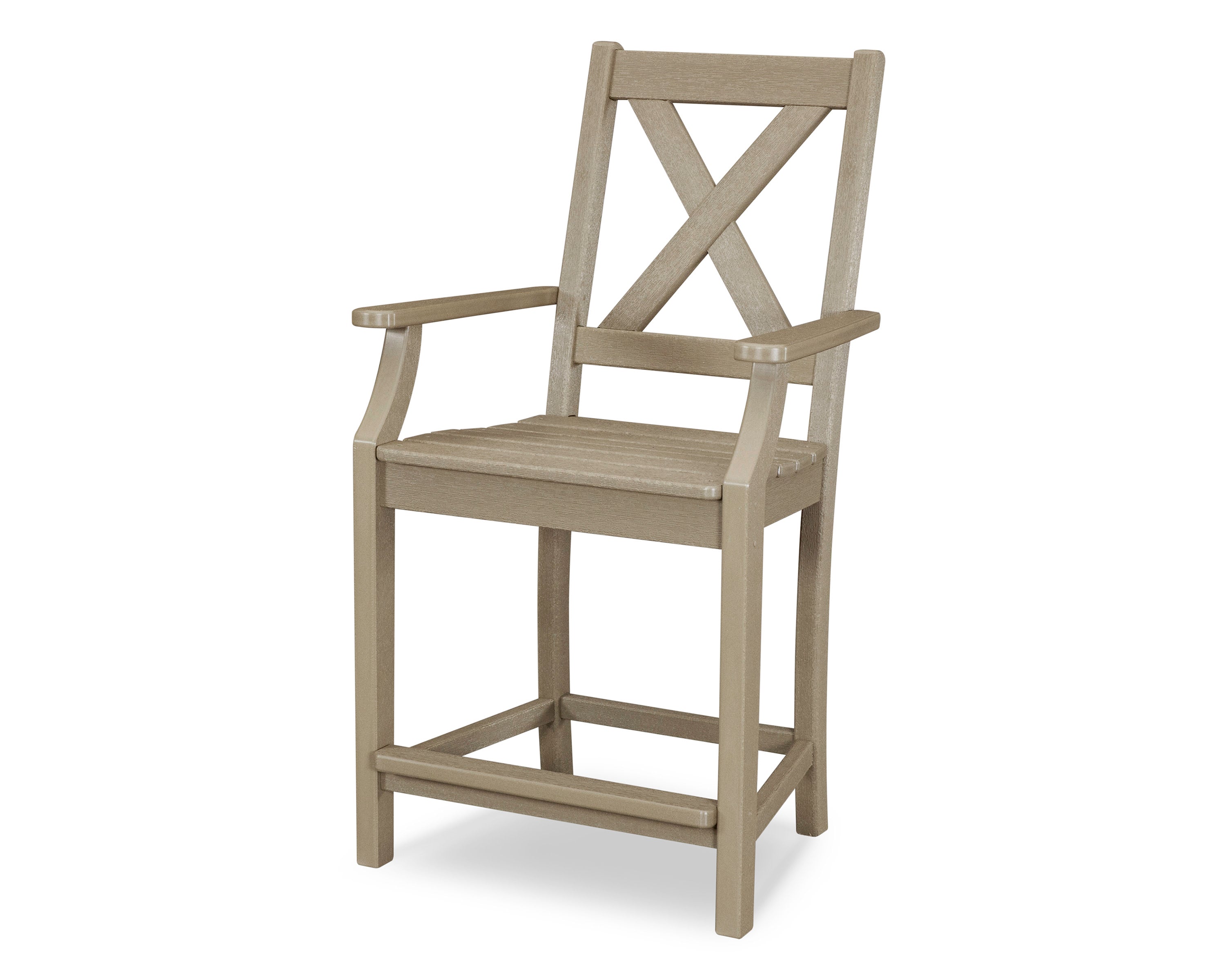 Braxton Counter Arm Chair in Vintage Sahara