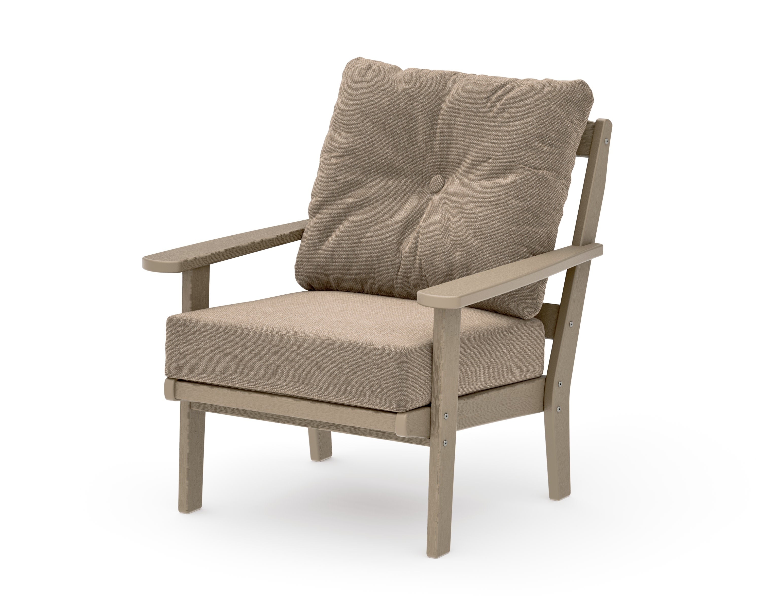 Mission Deep Seating Chair in Vintage Sahara / Spiced Burlap