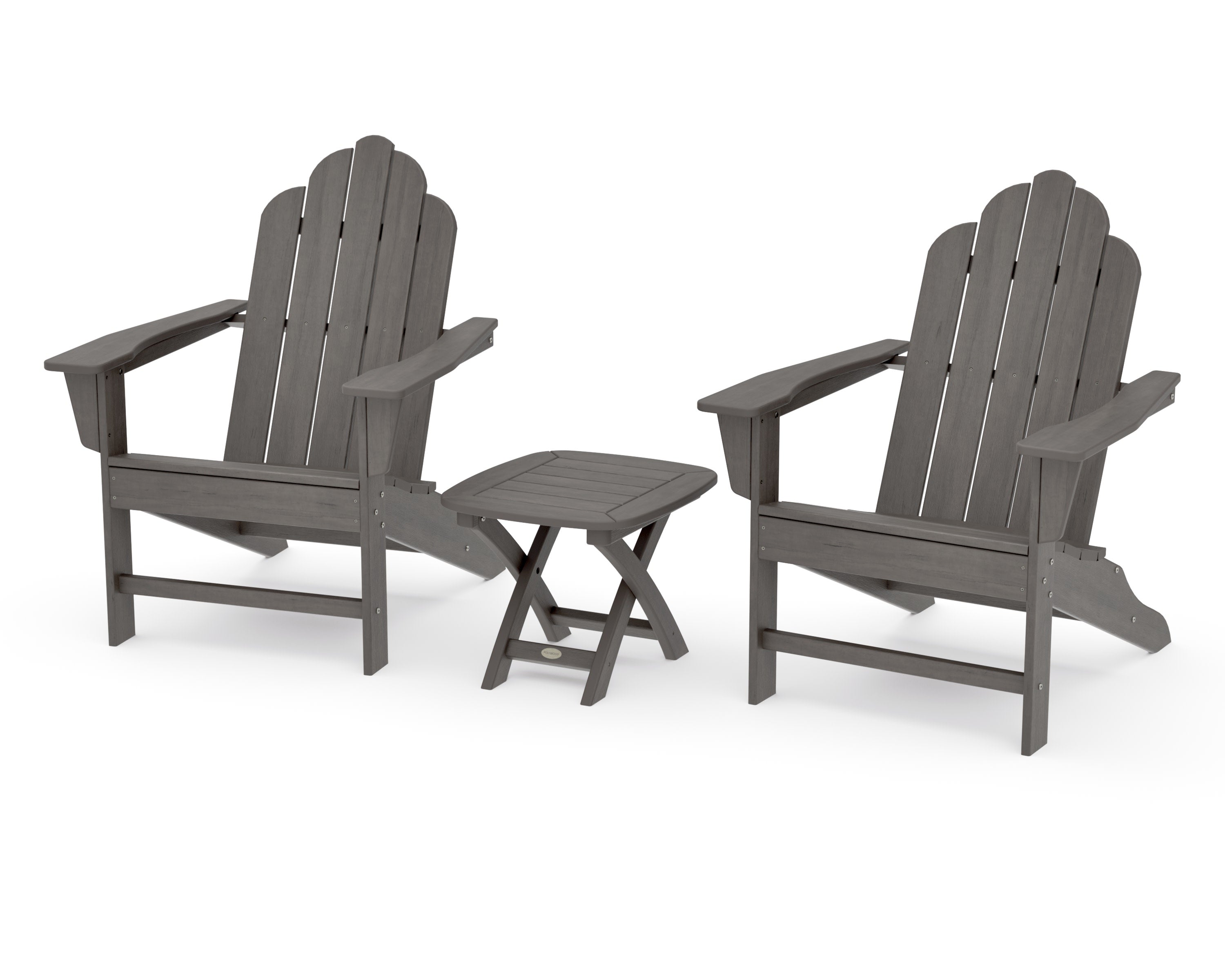 Long Island Adirondack 3-Piece Set in Driftwood