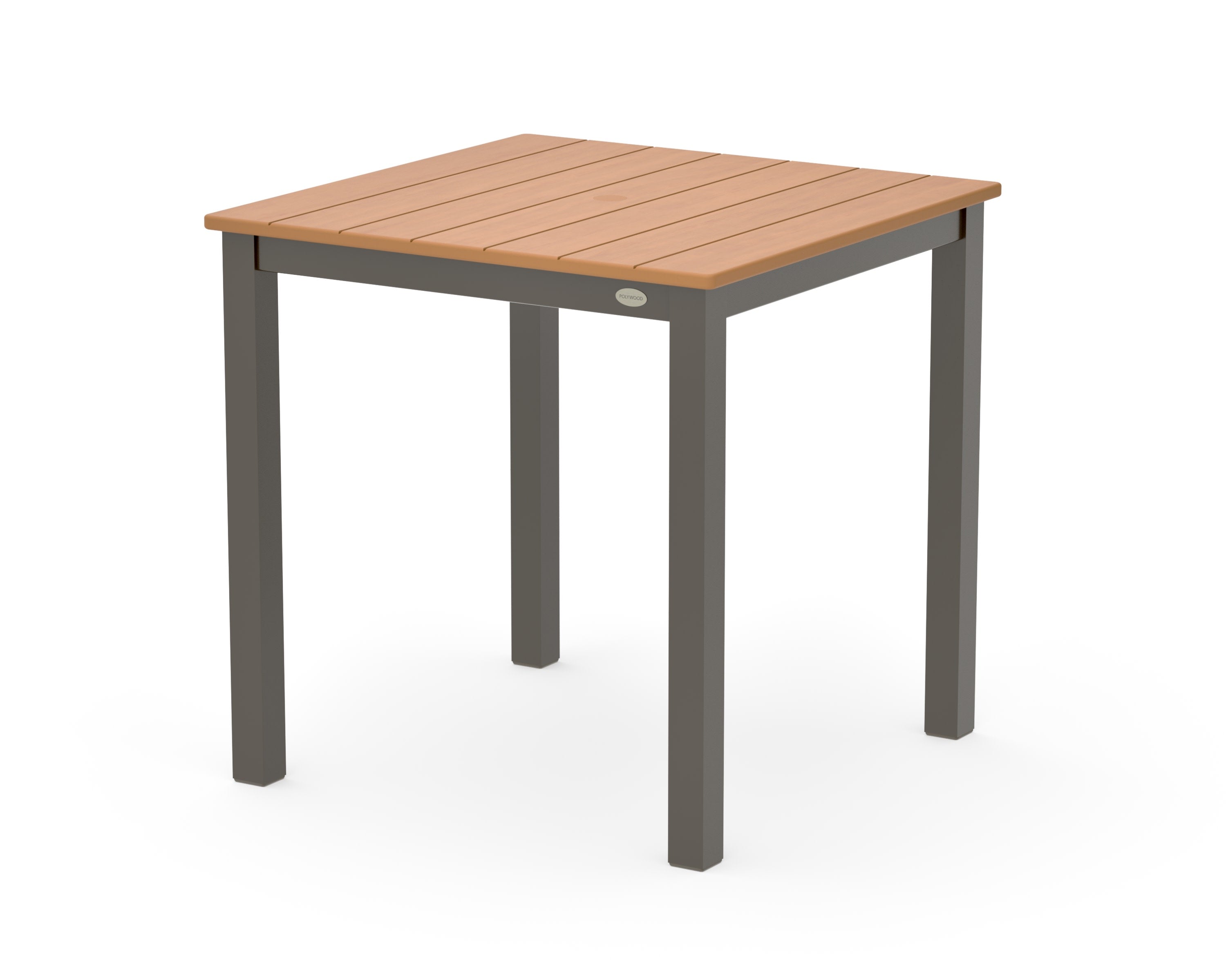 Main Street 30 x 30 Dining Table in Bronze / Natural