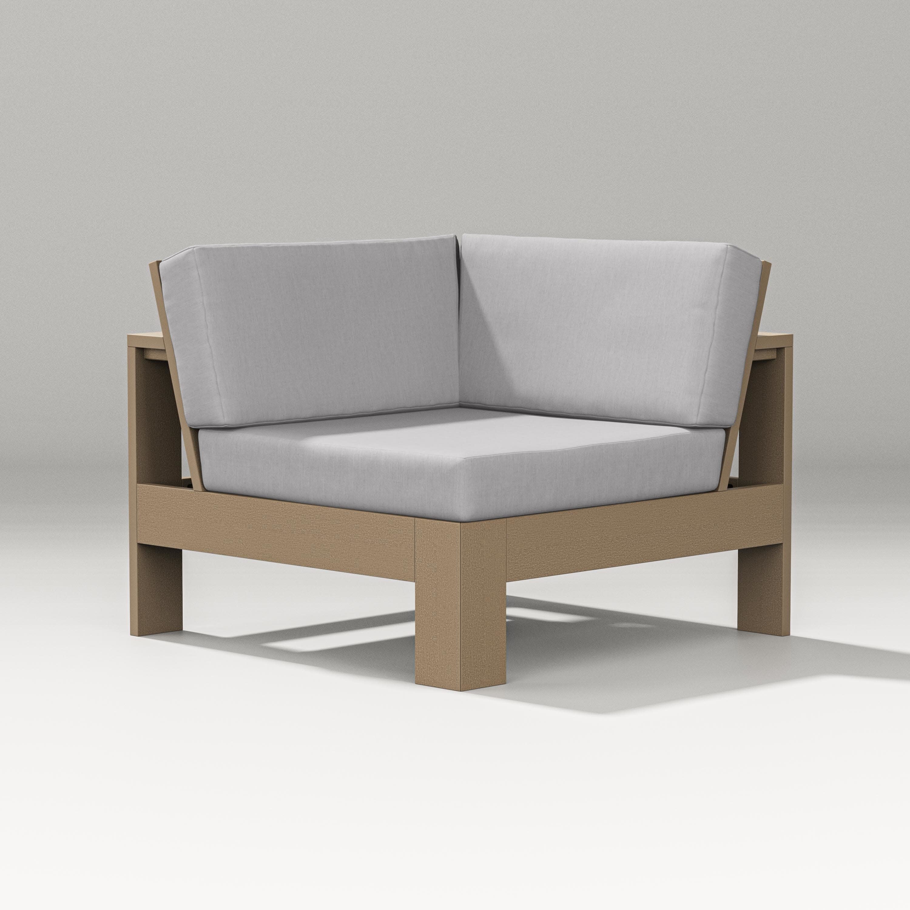 Latitude Modular Corner Chair in Vintage Sahara / Granite
