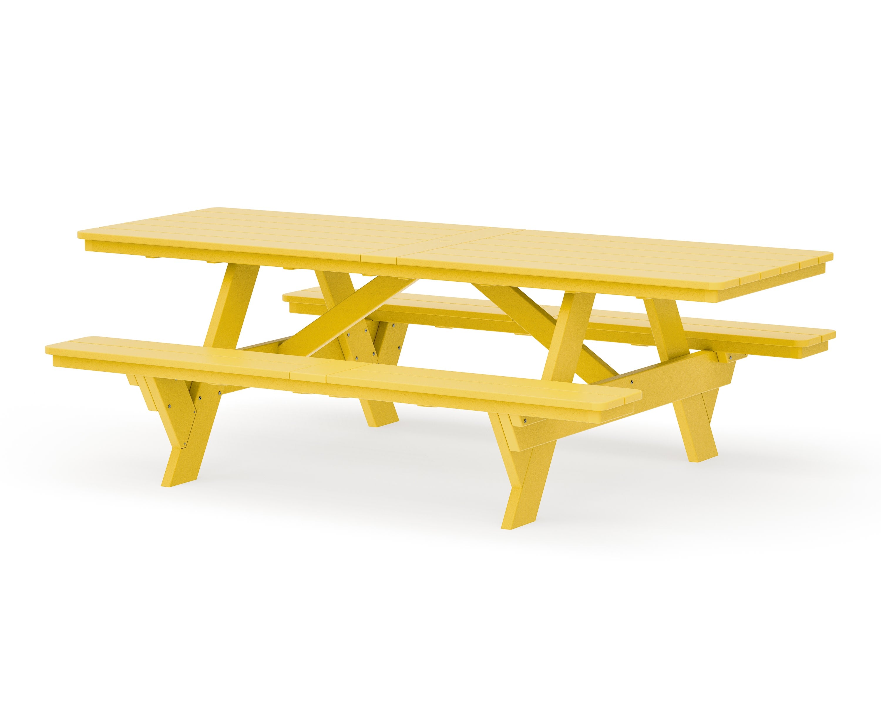 Rockford 98 ADA Picnic Table in Lemon