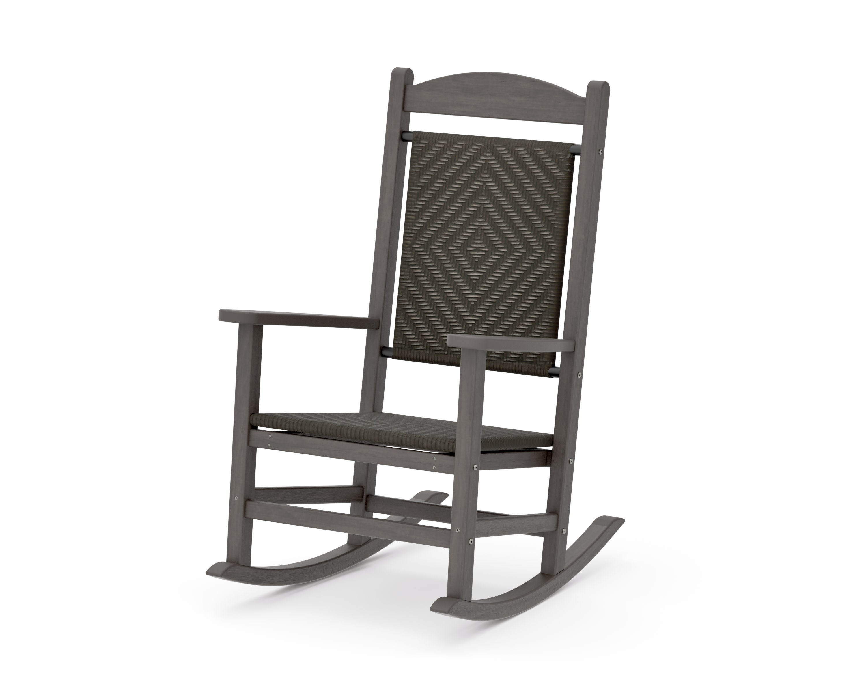 Presidential Woven Rocking Chair in Driftwood / Cahaba