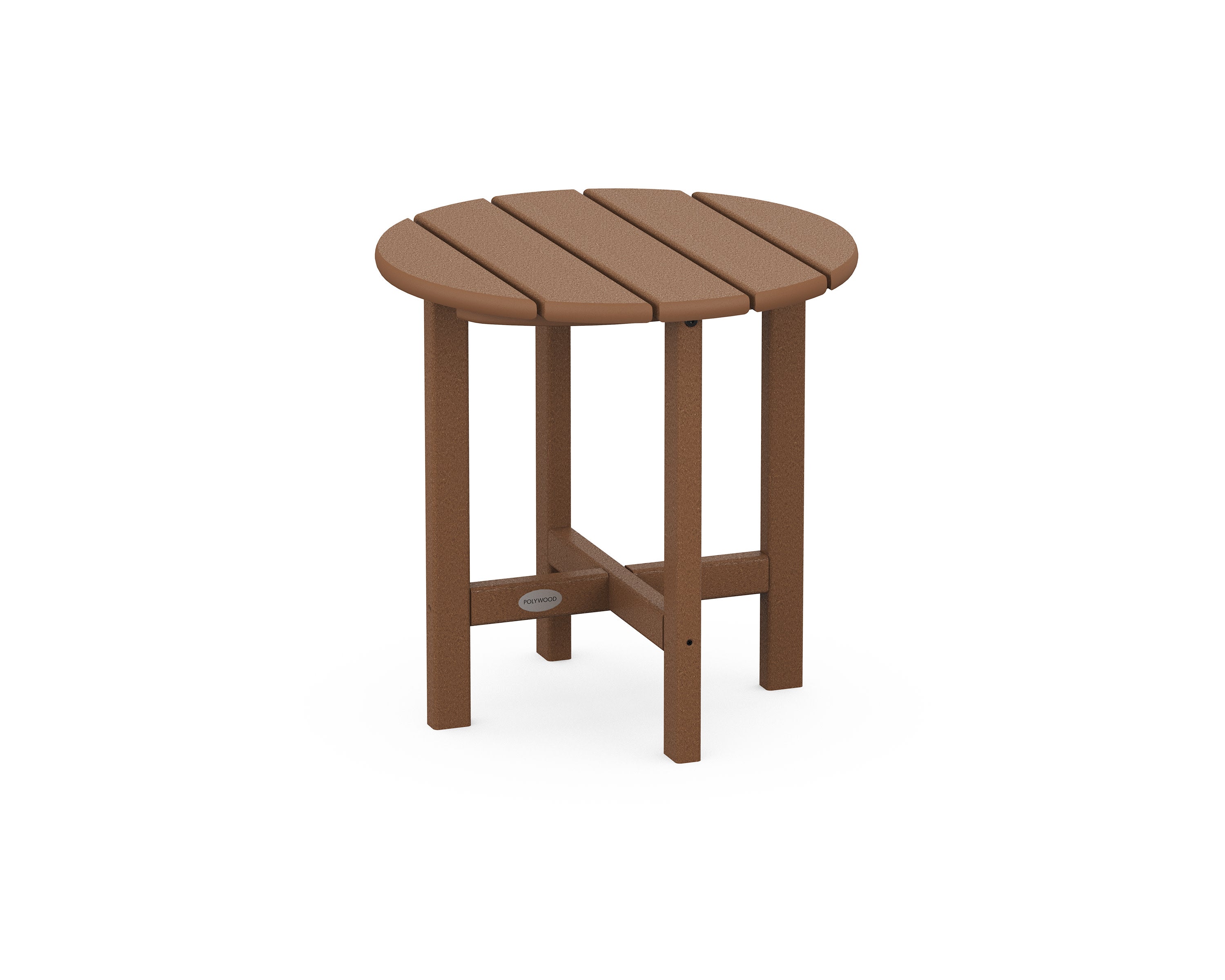Round 18" Side Table in Teak
