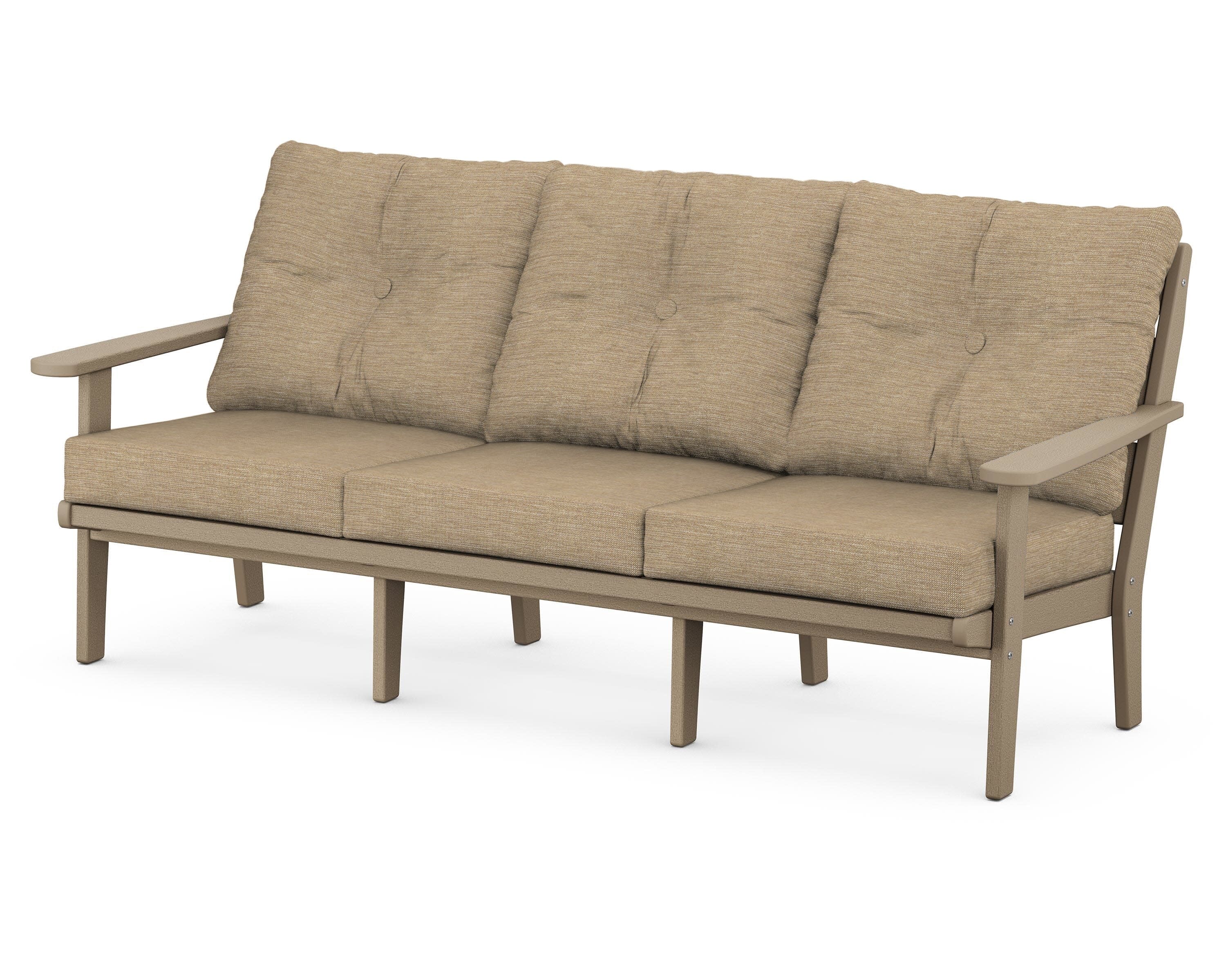 Lakeside Deep Seating Sofa in Vintage Sahara / Charmer Desert