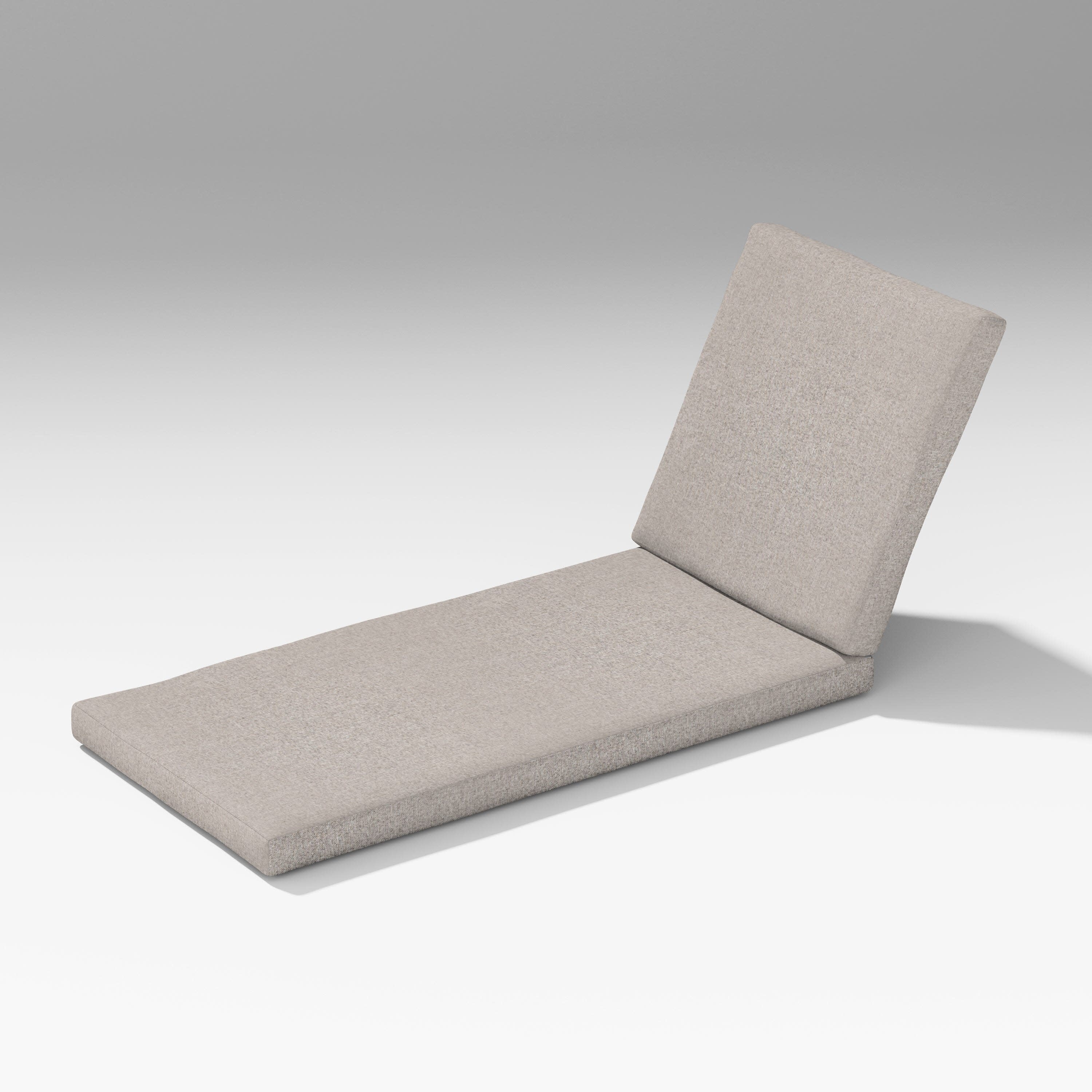 Estate Chaise Lounge Full Cushion in Weathered Tweed