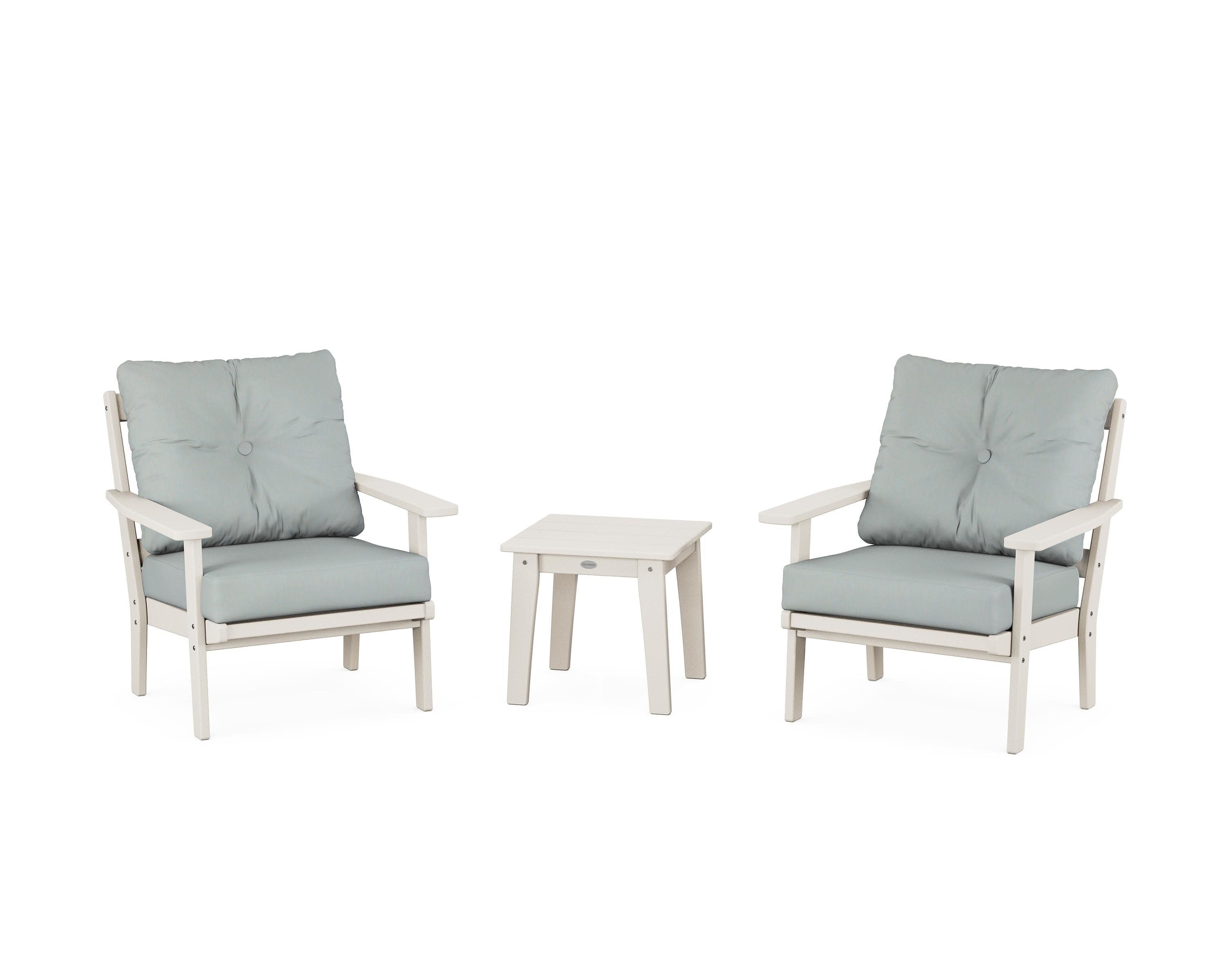 Oxford 3-Piece Deep Seating Set in Sand / Spa