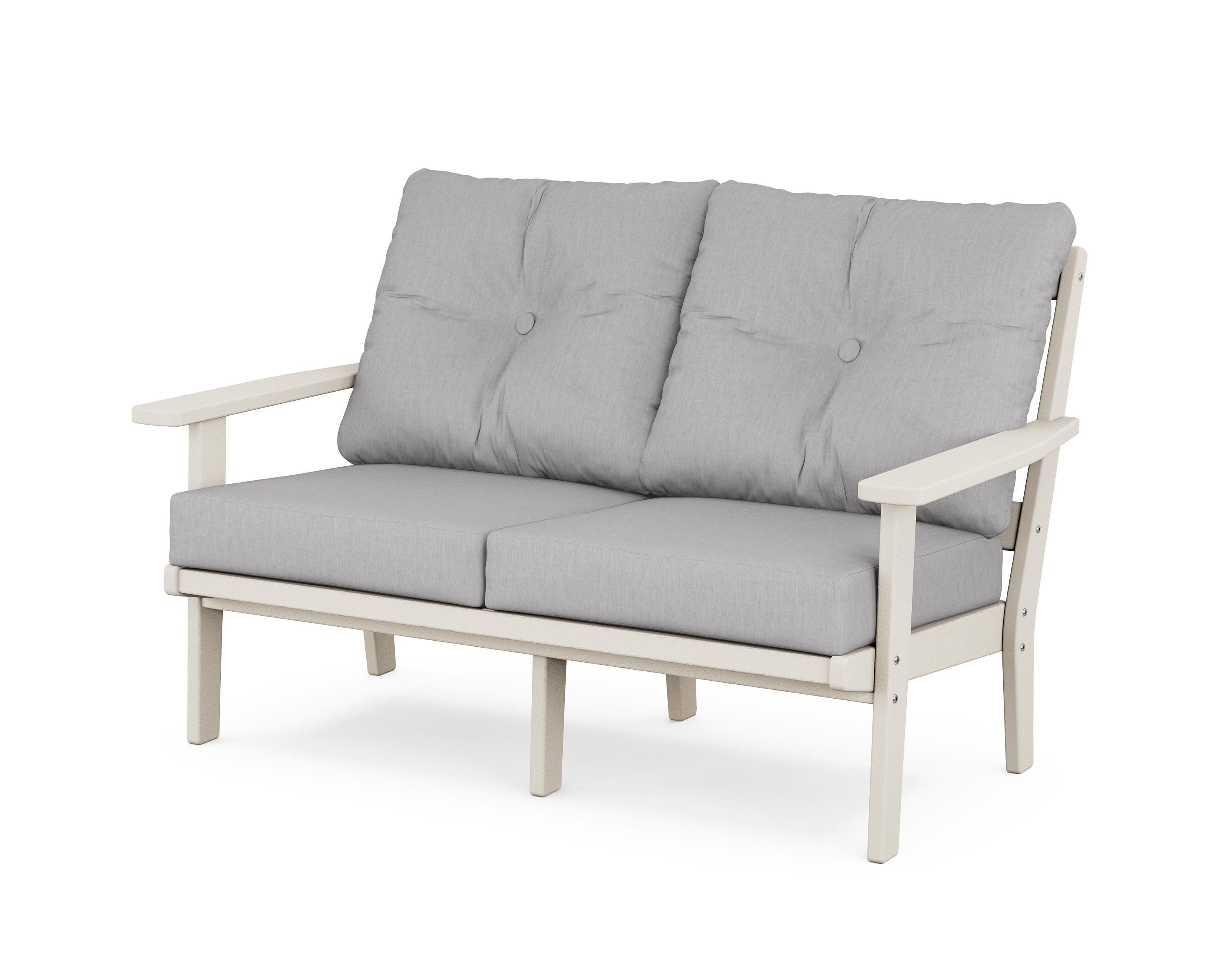 Oxford Deep SeatingLoveseat in Sand / Granite