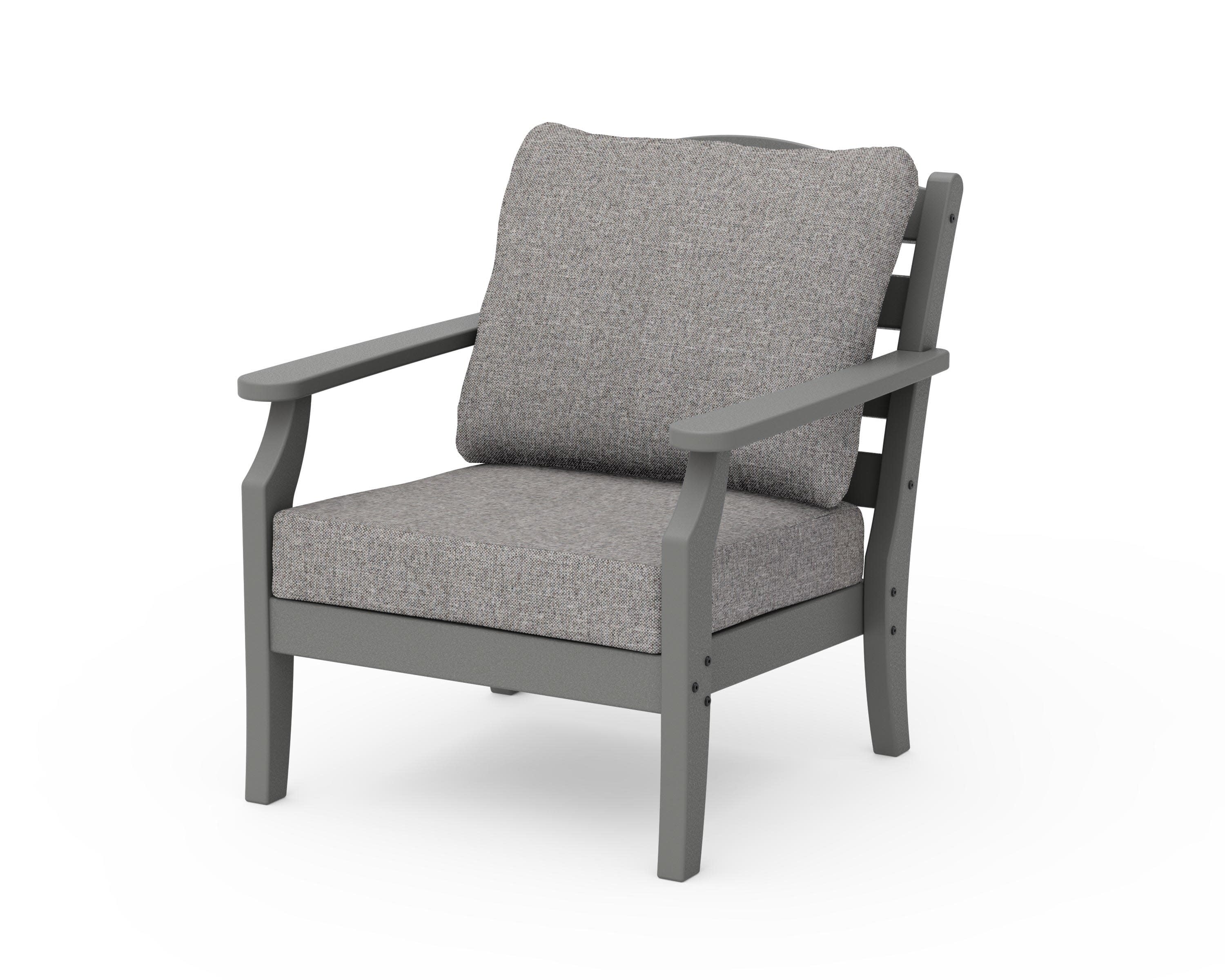 Savannah Deep Seating Chair in Slate Grey / Grey Mist