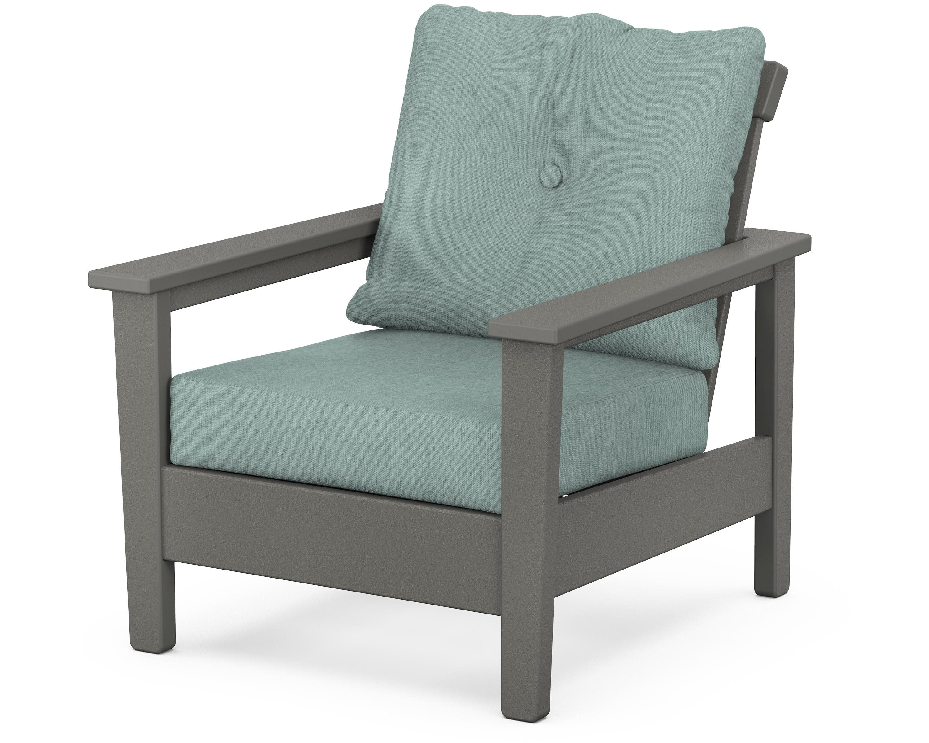 Prescott Deep Seating Chair in Slate Grey / Glacier Spa