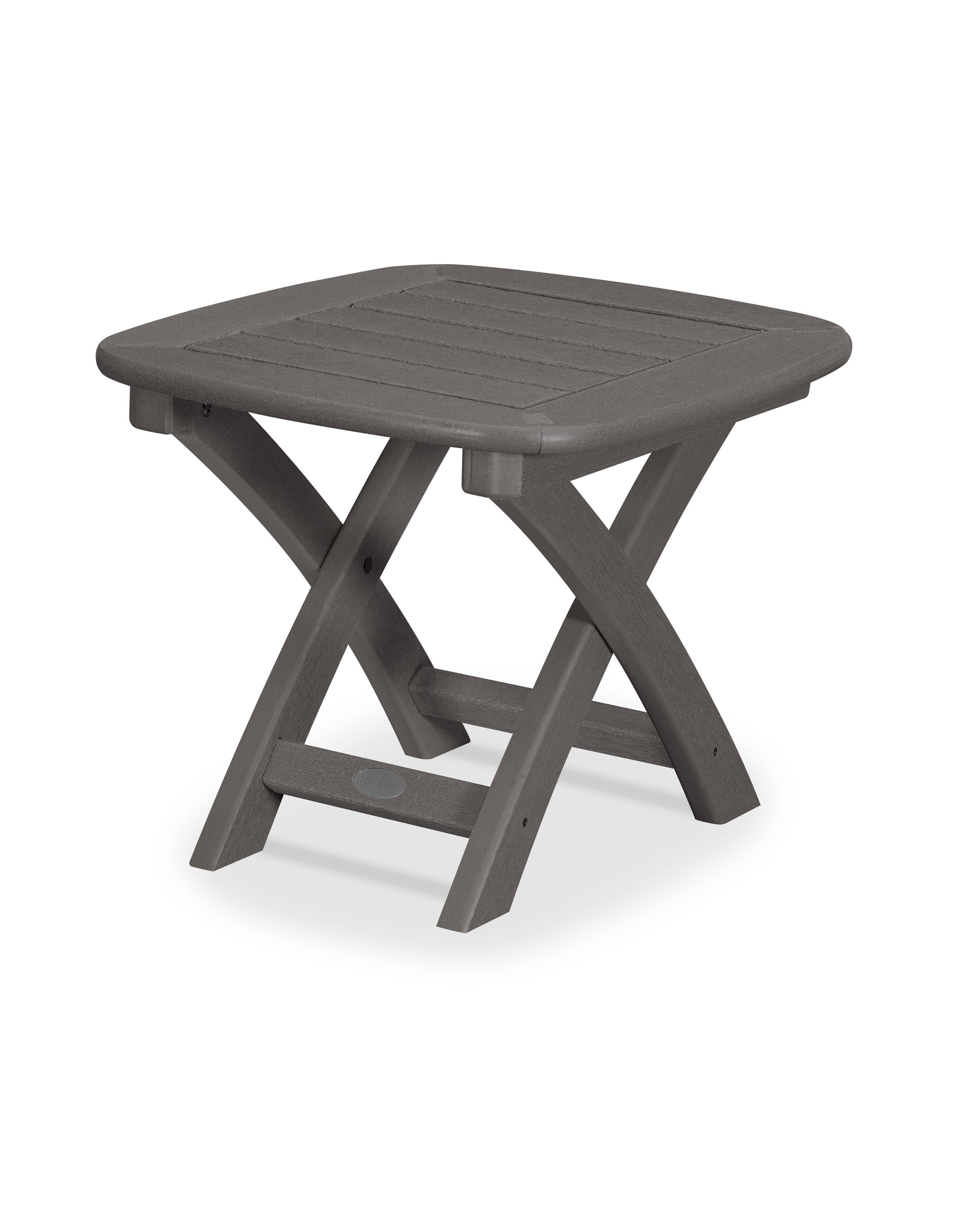 Nautical 21" x 18" Side Table in Vintage Coffee