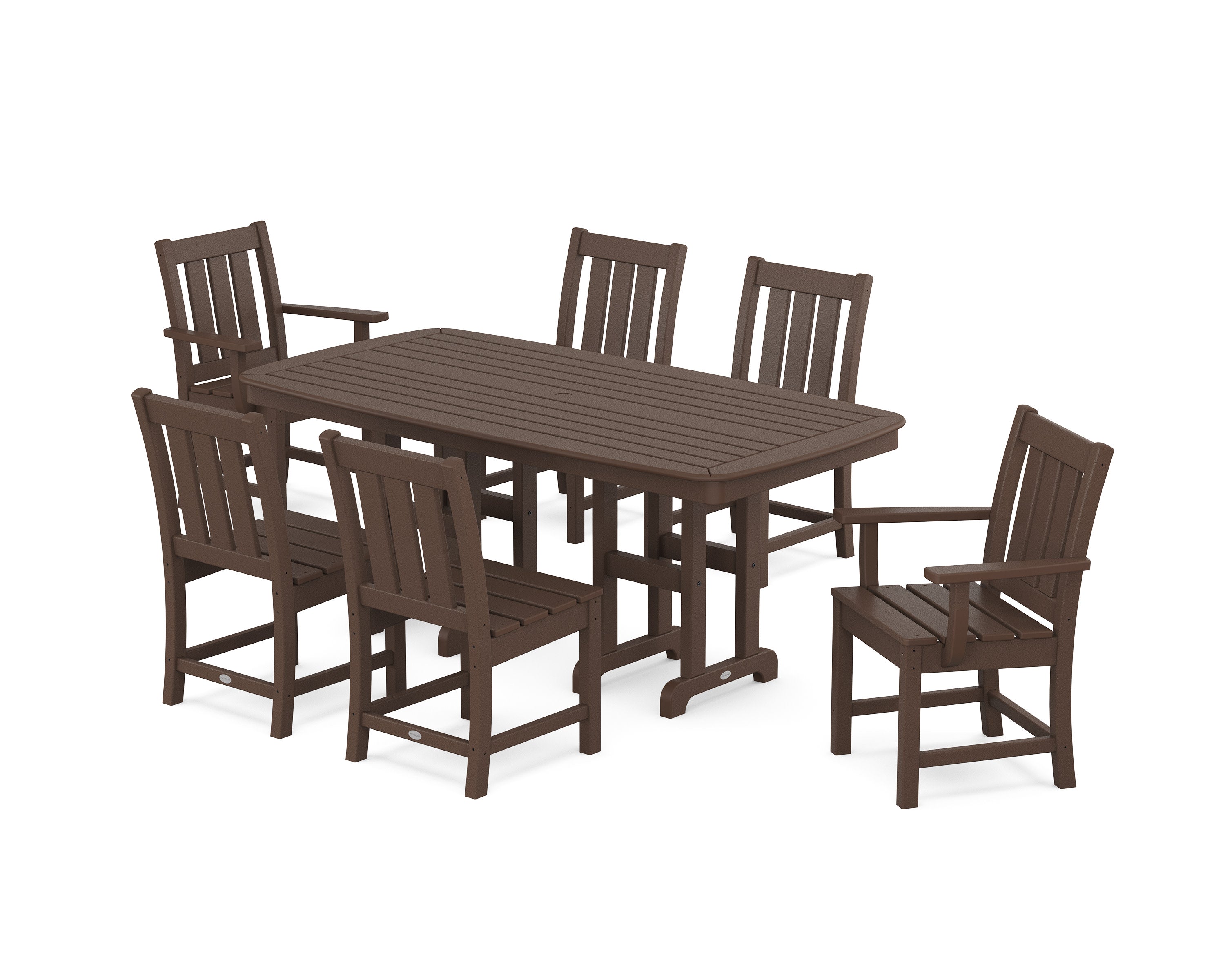 Oxford 7-Piece Dining Set in Mahogany
