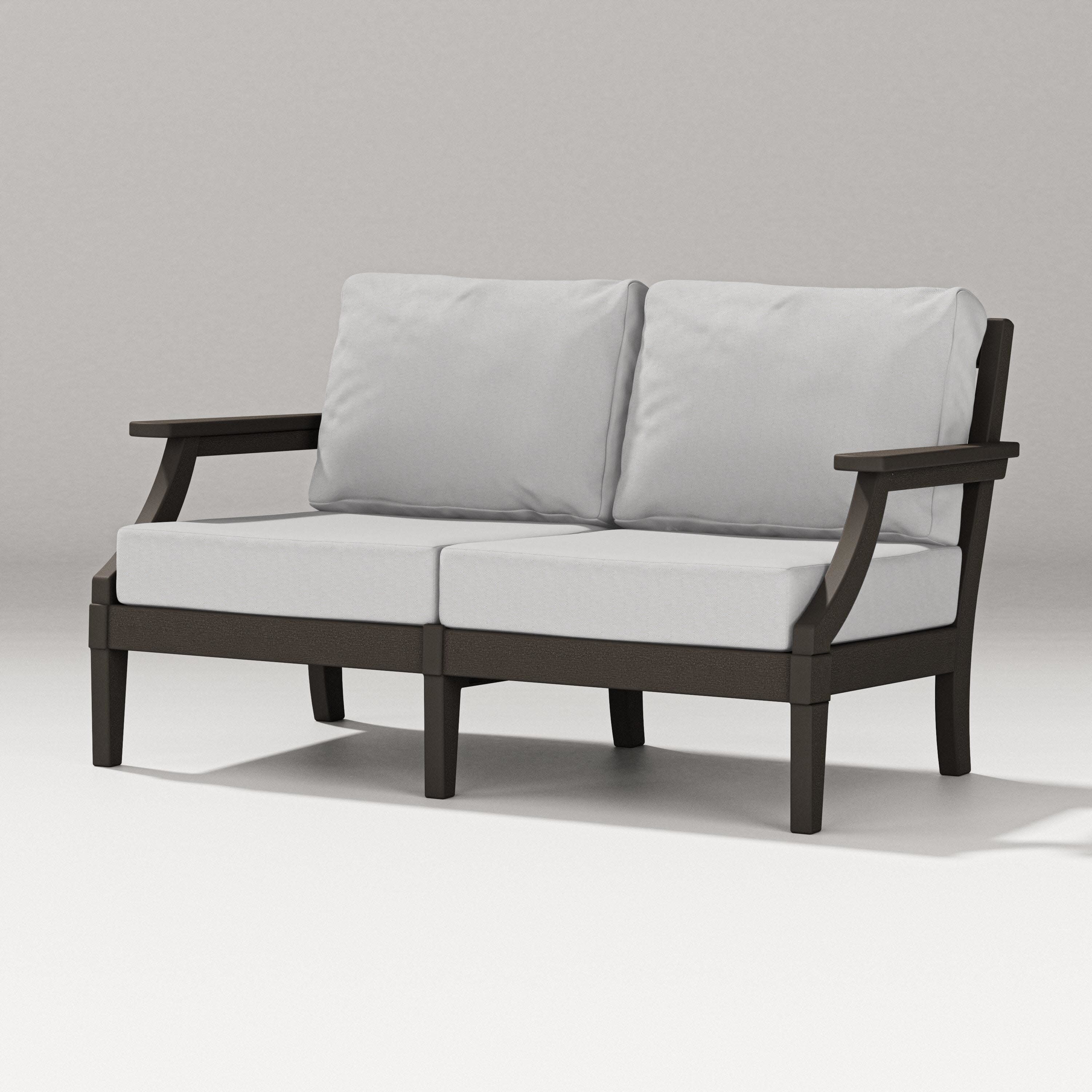 Estate Loveseat in Vintage Coffee / Diamond in the Rough
