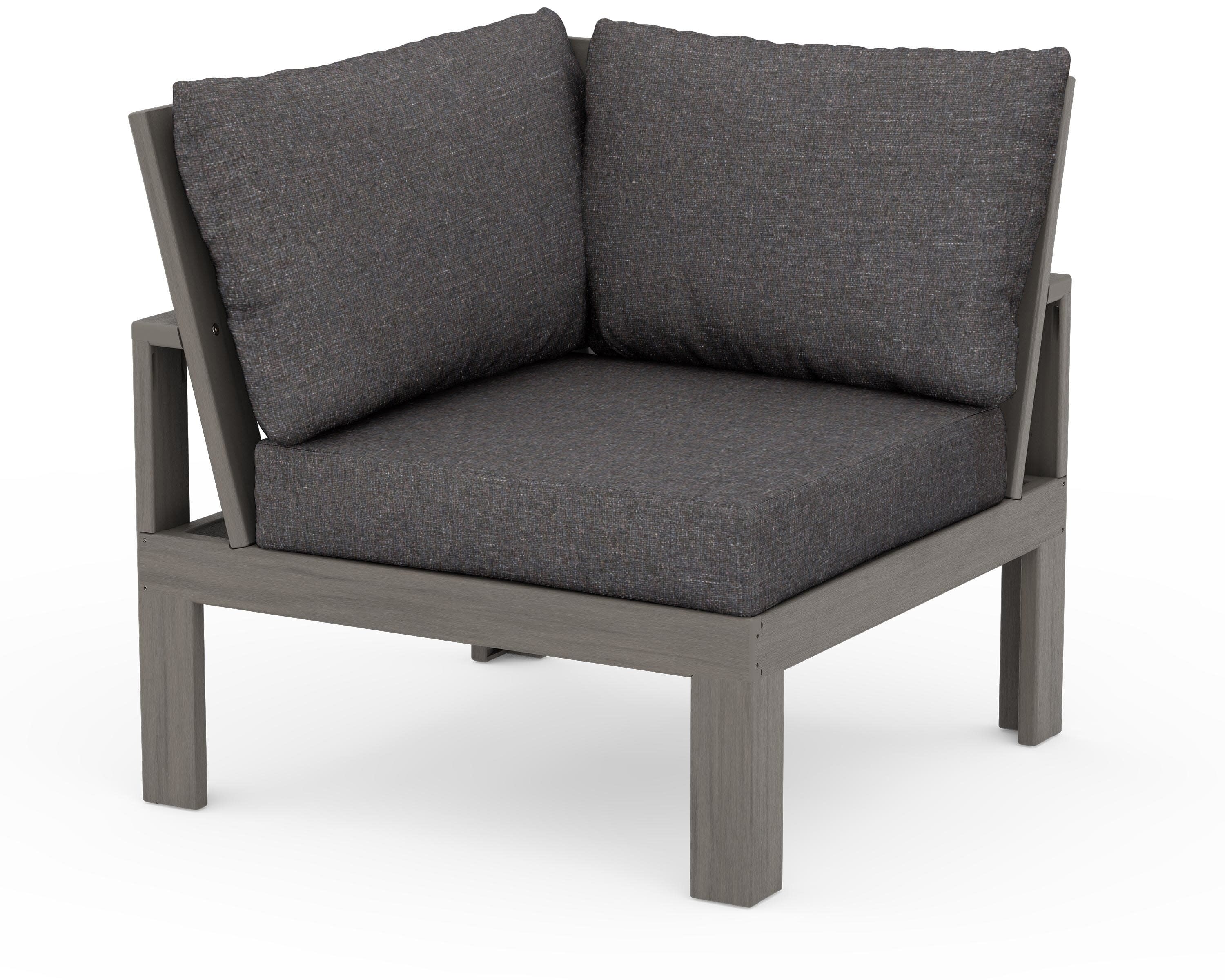 Modular Corner Chair in Driftwood / Ash Charcoal