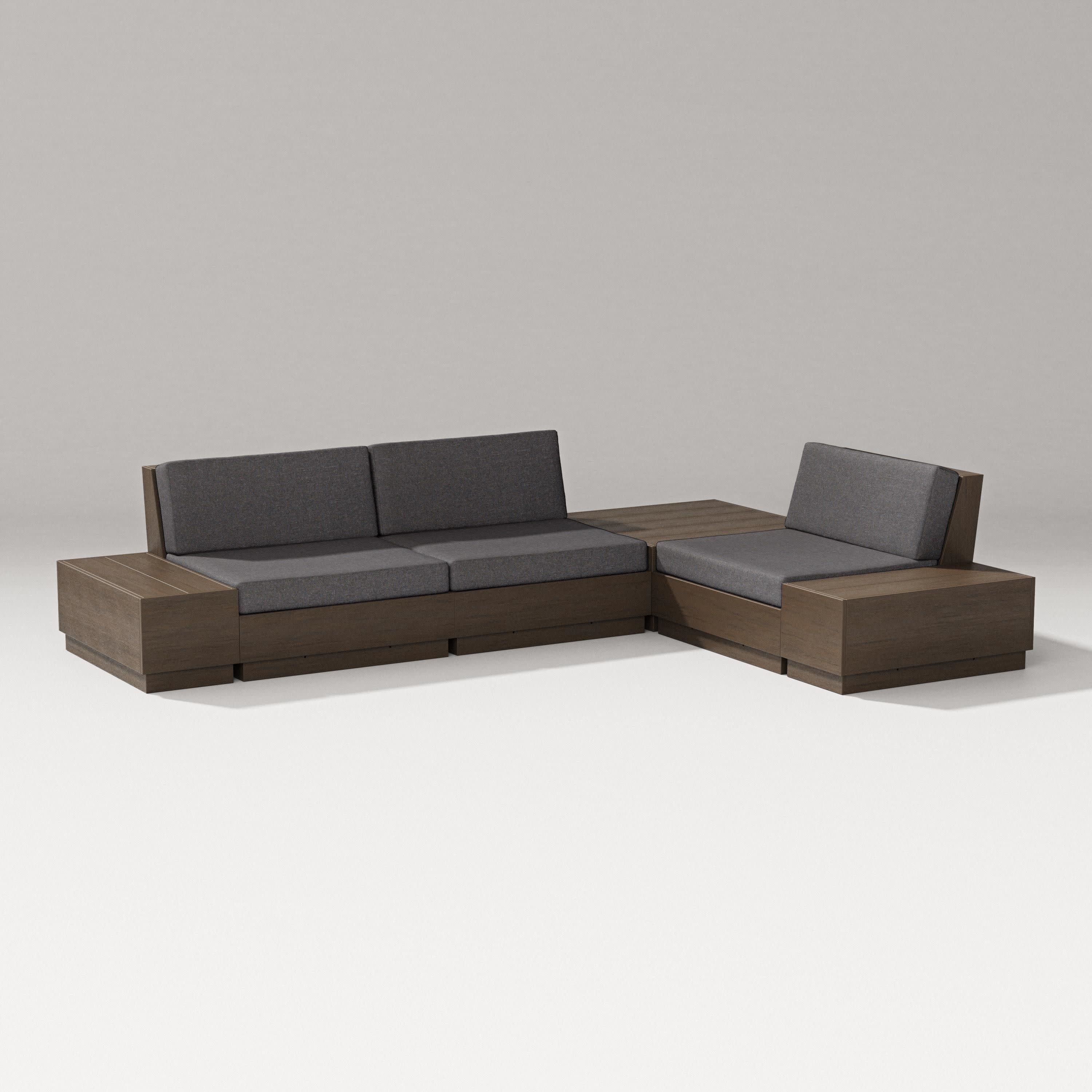 Elevate 6-Piece Corner Sectional in Kona / Ash Charcoal