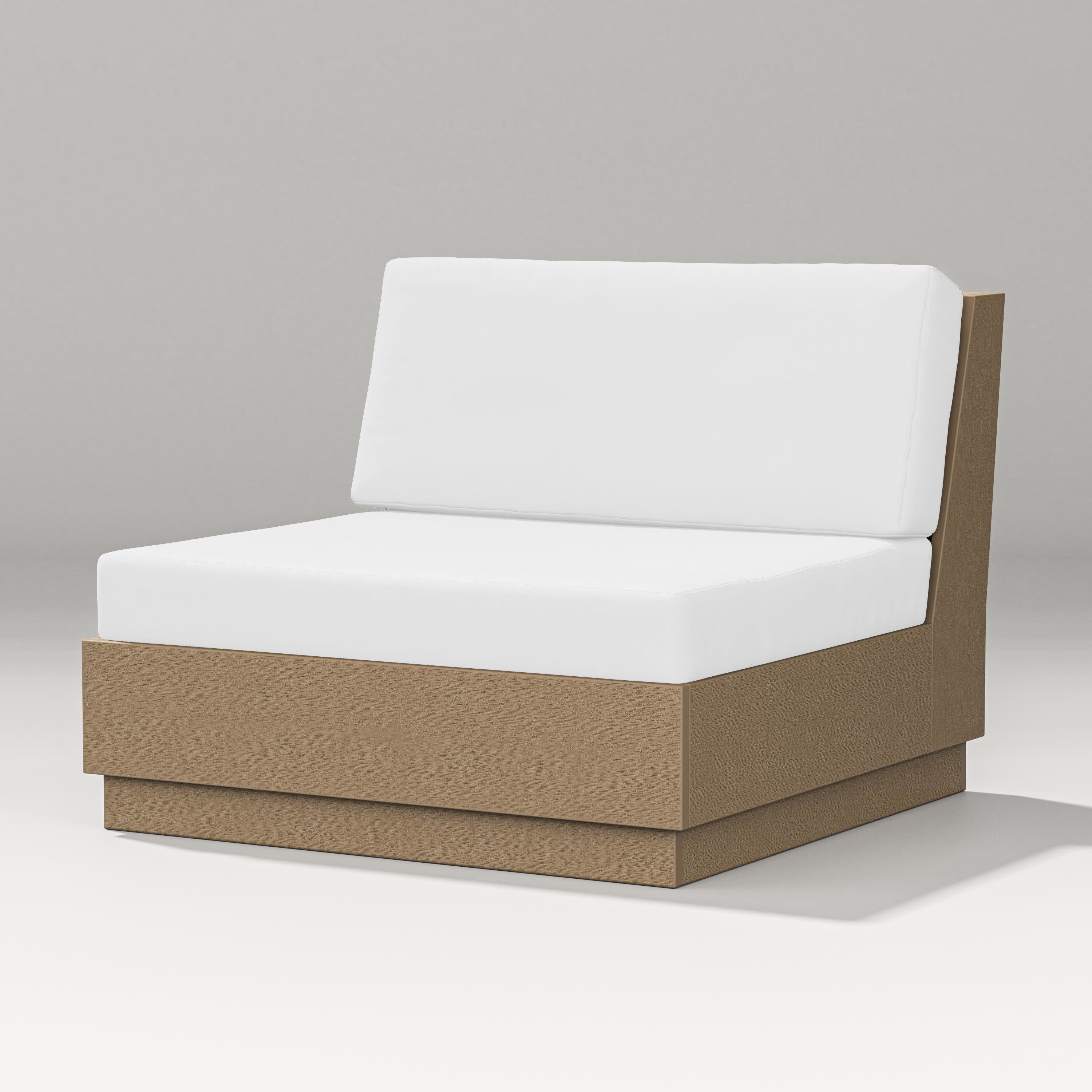 Elevate Modular Armless Chair in Vintage Sahara / Natural
