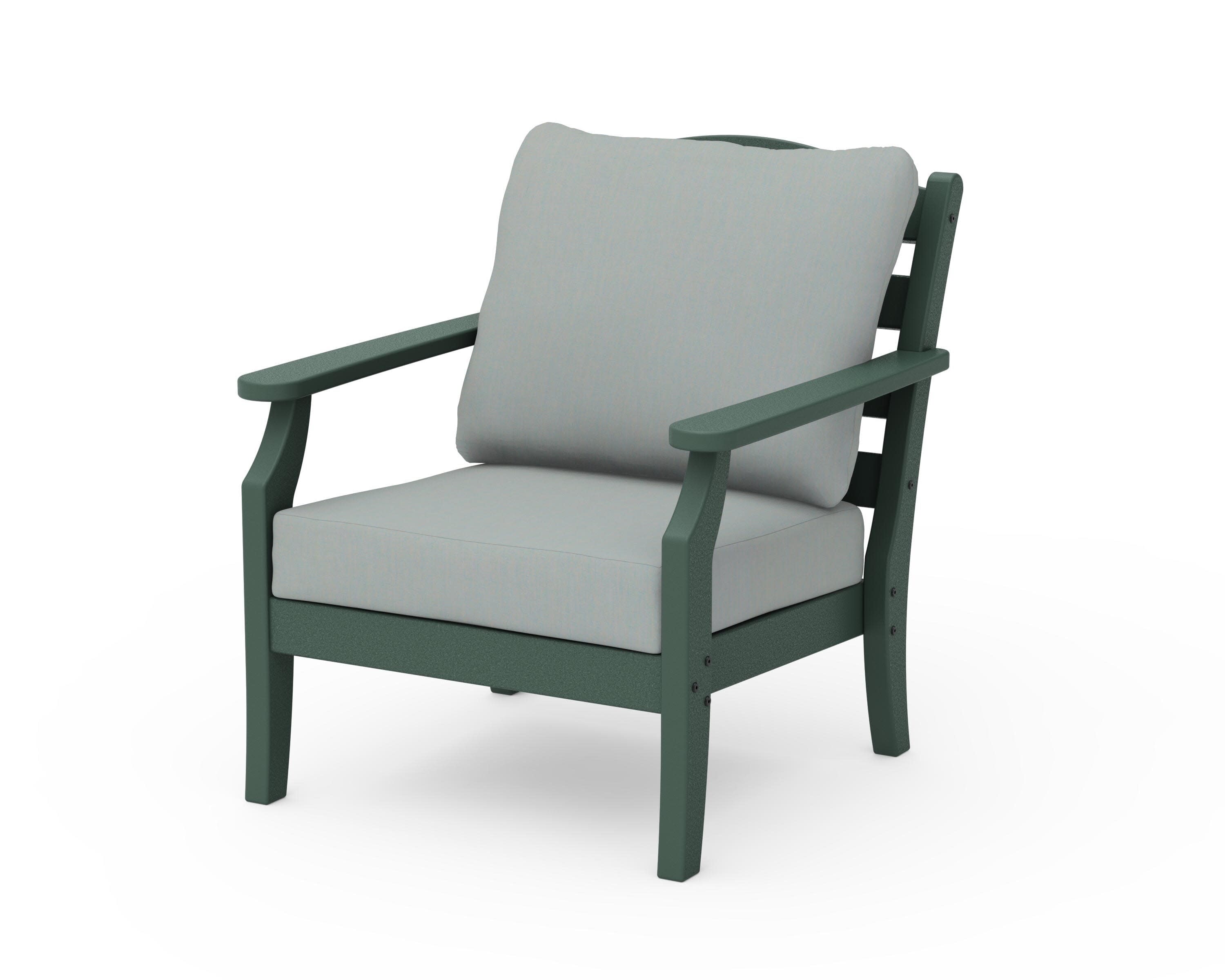 Savannah Deep Seating Chair in Green / Spa