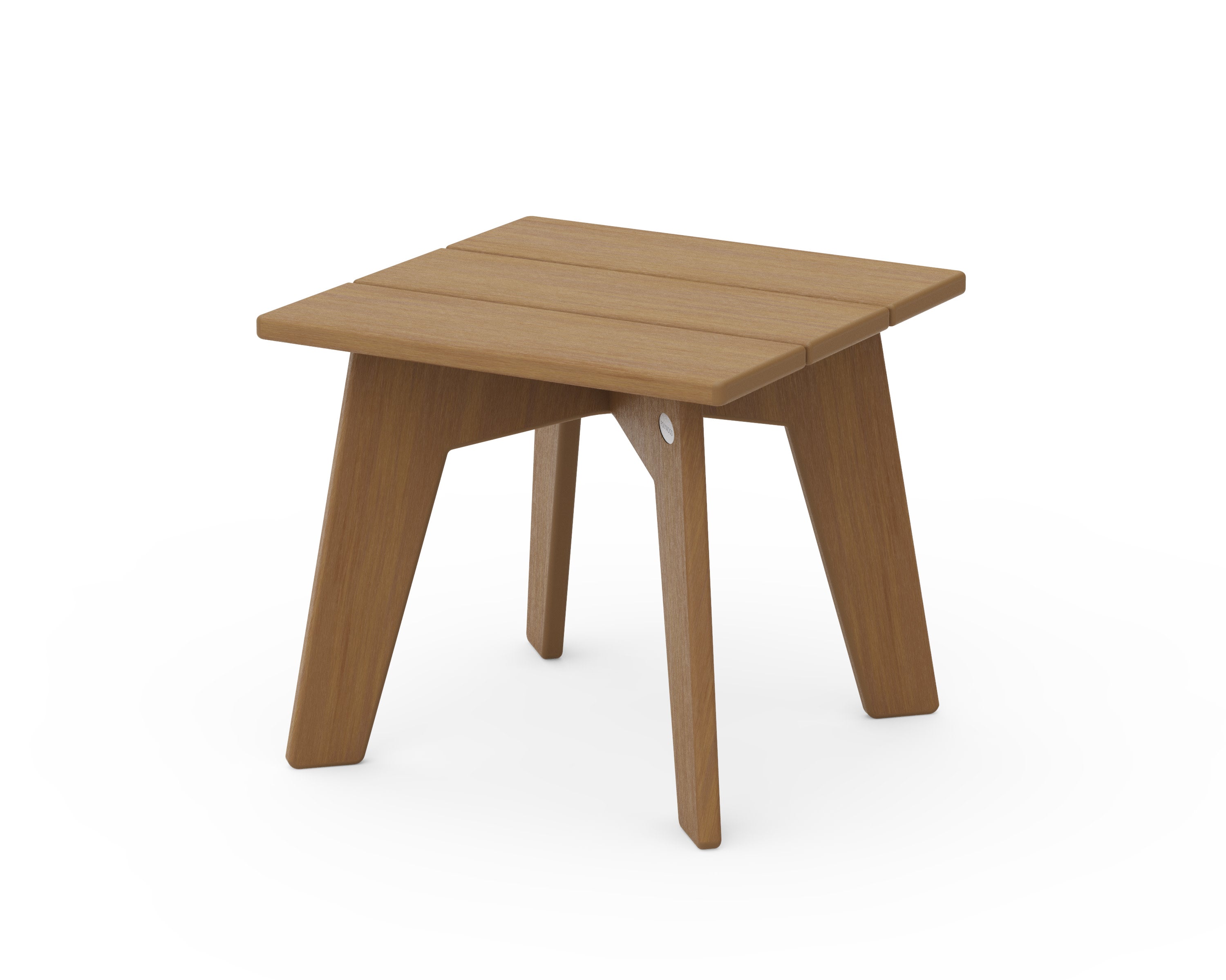 Riviera Modern Side Table in Natural