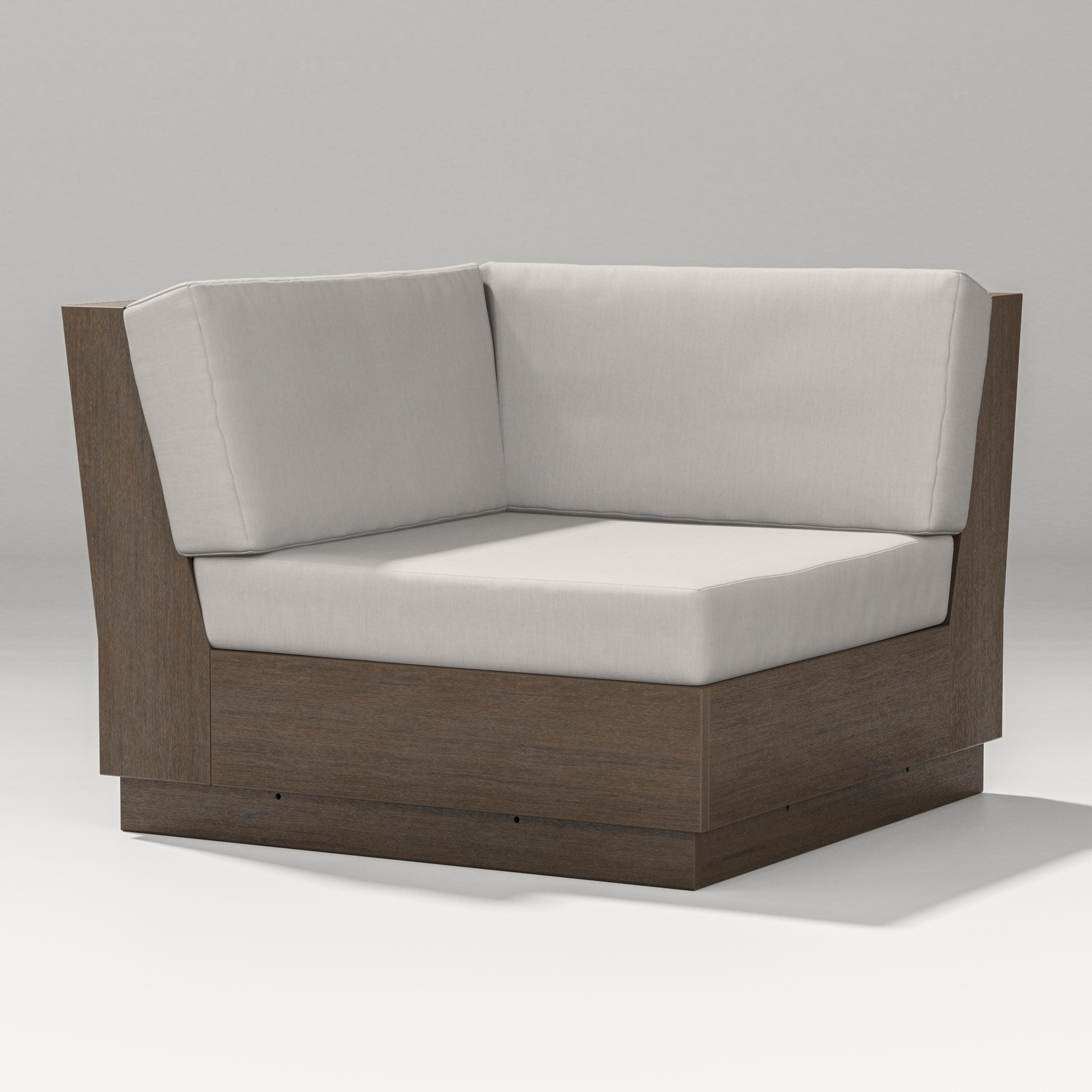 Elevate Modular Corner Chair in Kona / Cast Ash