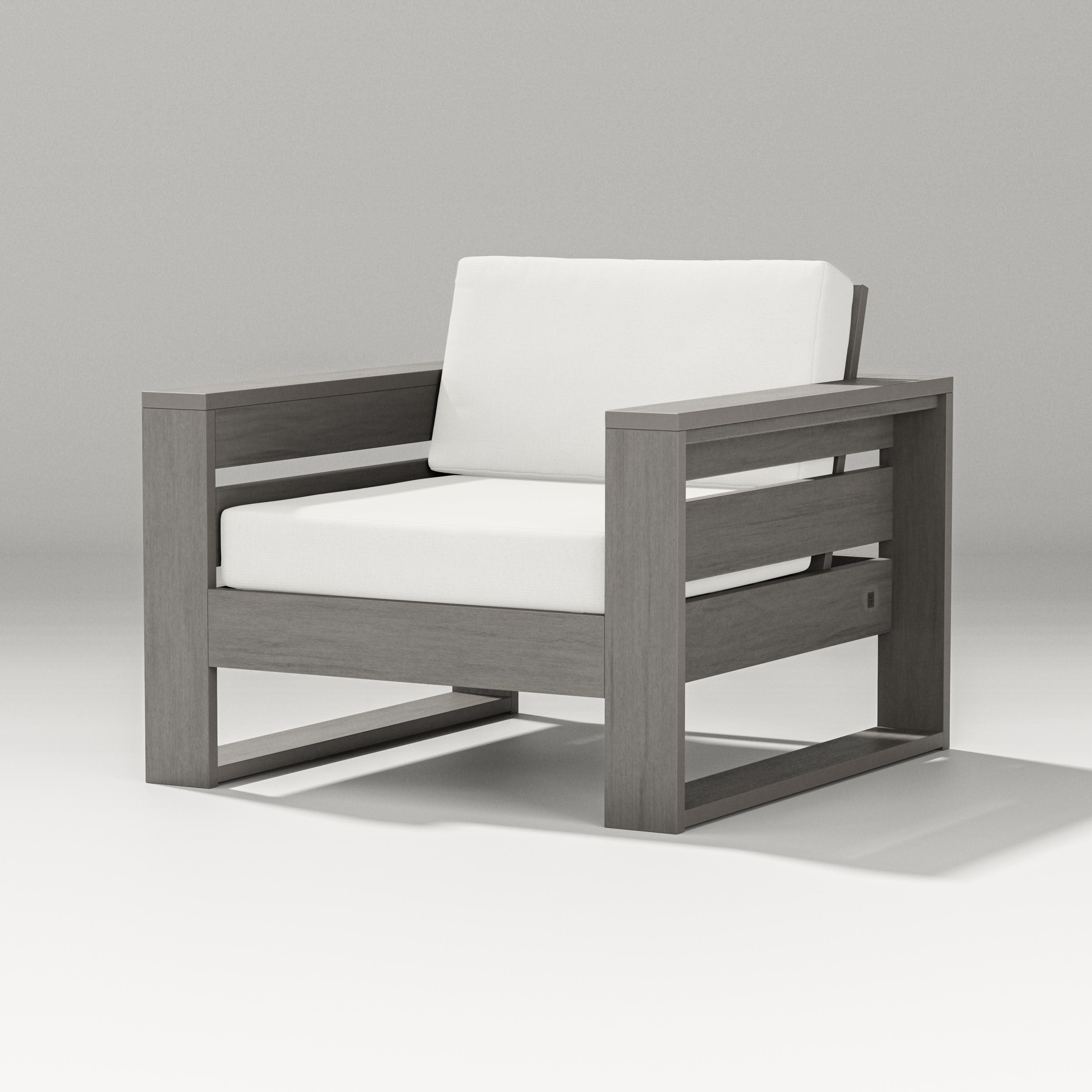 Latitude Lounge Chair in Driftwood / Natural Linen