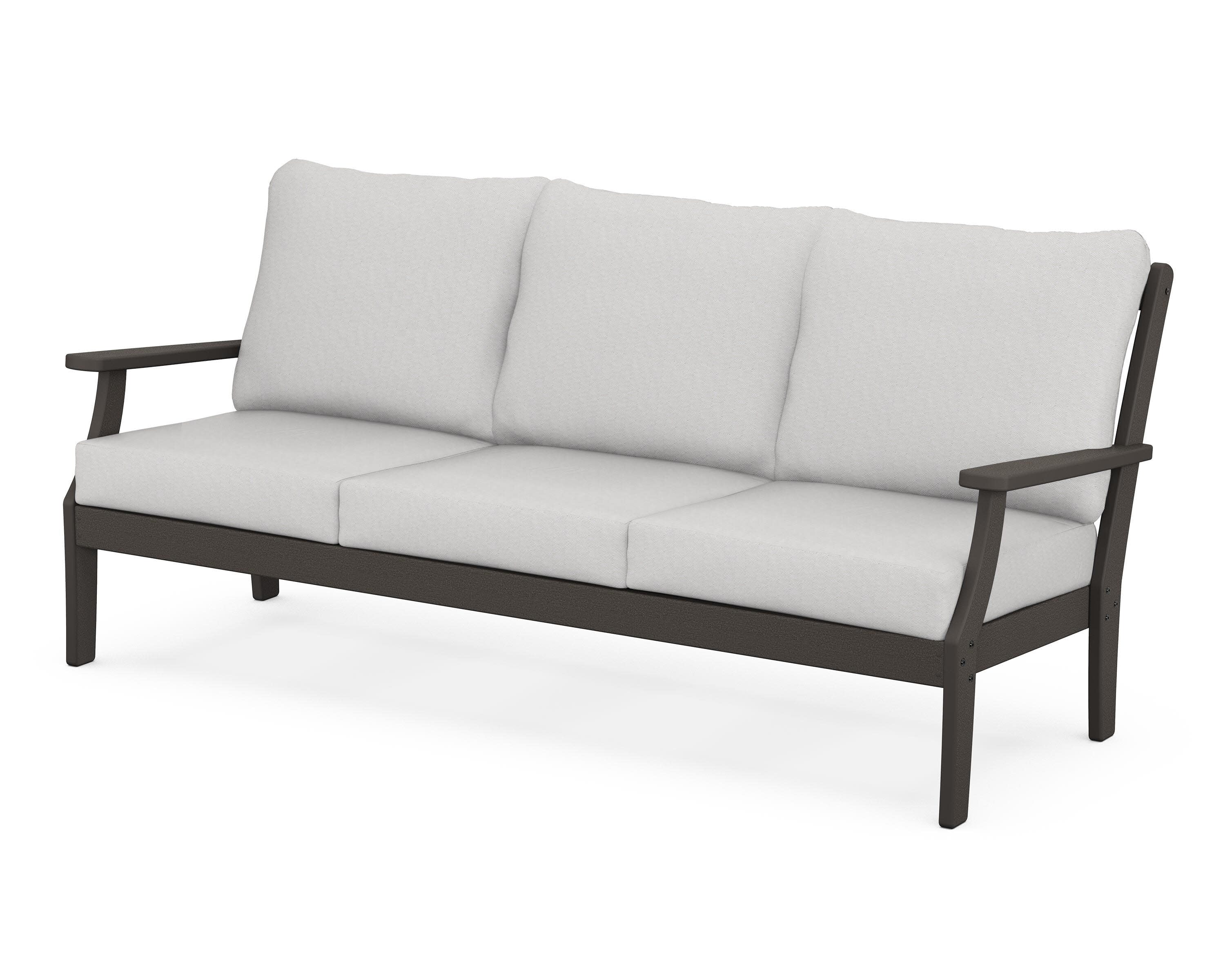 Braxton Deep Seating Sofa in Vintage Coffee / Diamond in the Rough