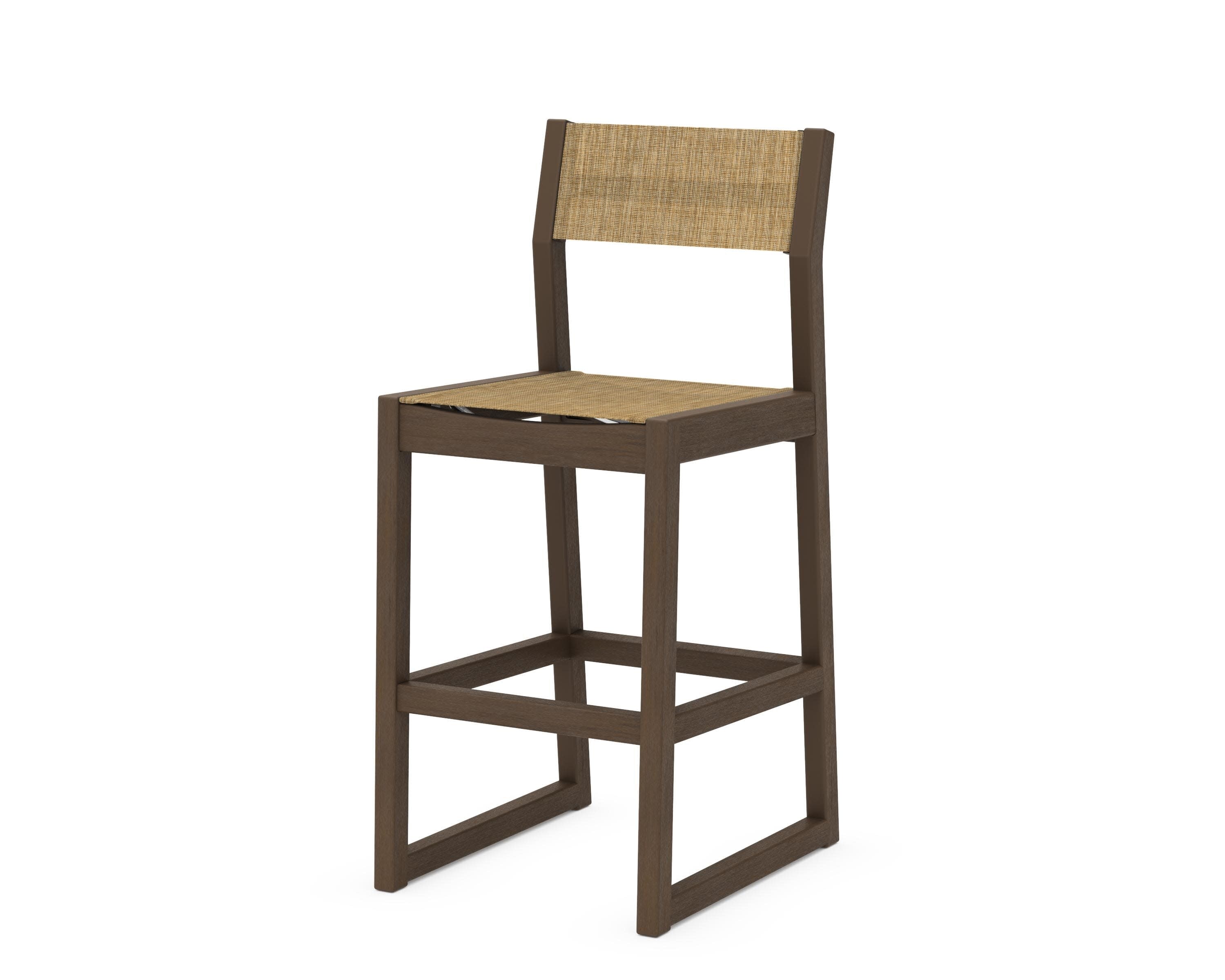EDGE Sling Bar Side Chair in Kona / Burlap Sling