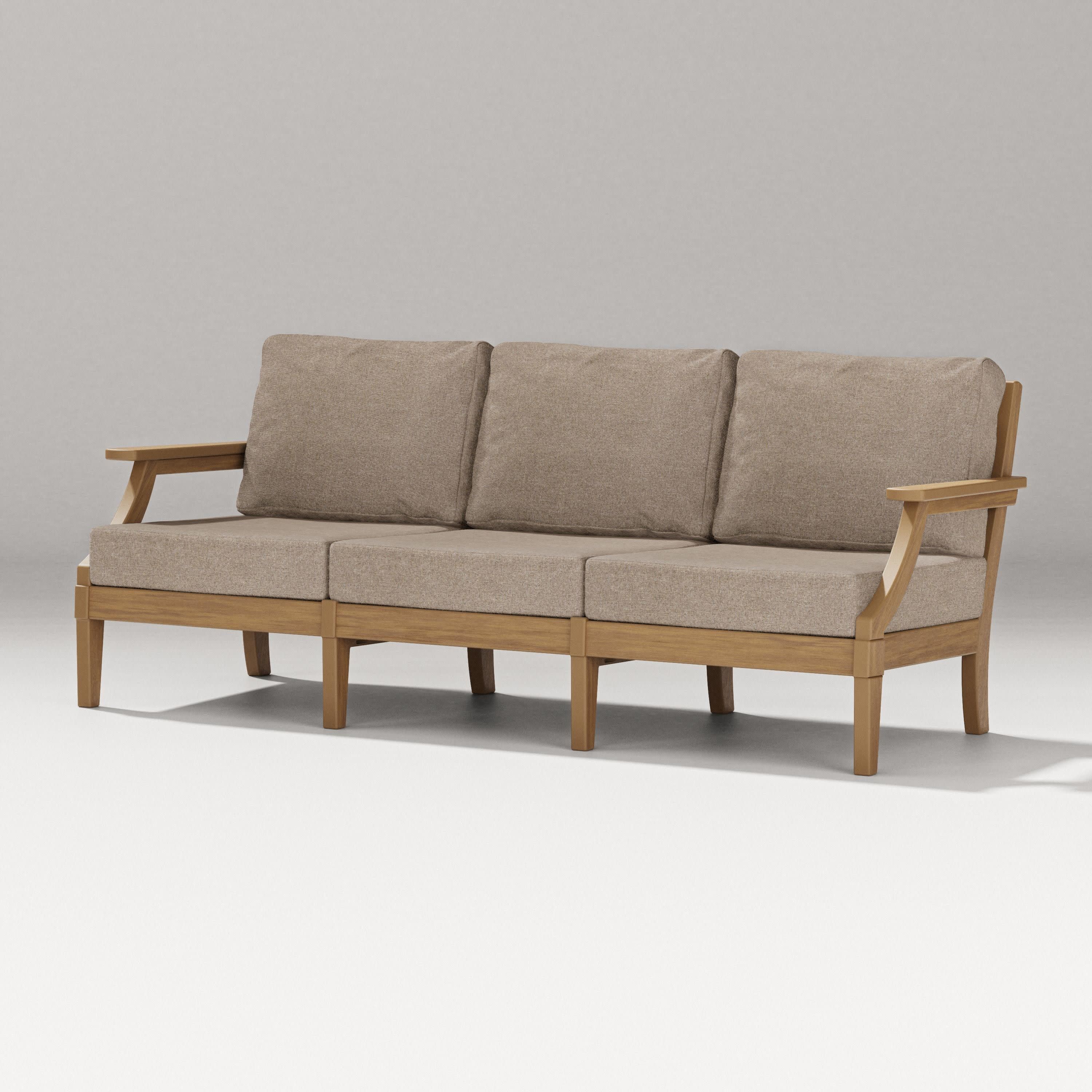 Estate Sofa in Natural / Spiced Burlap