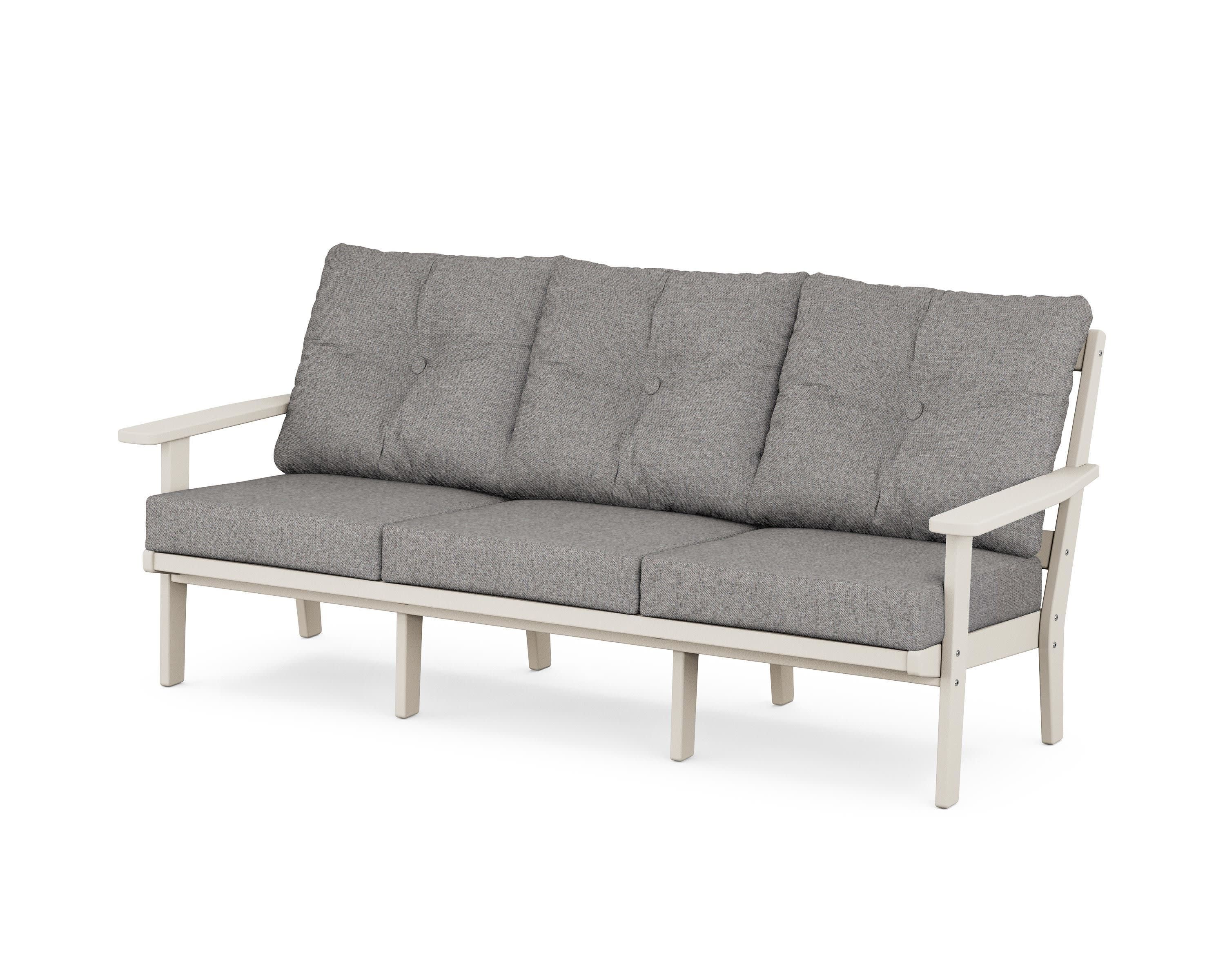 Oxford Deep Seating Sofa in Sand / Grey Mist
