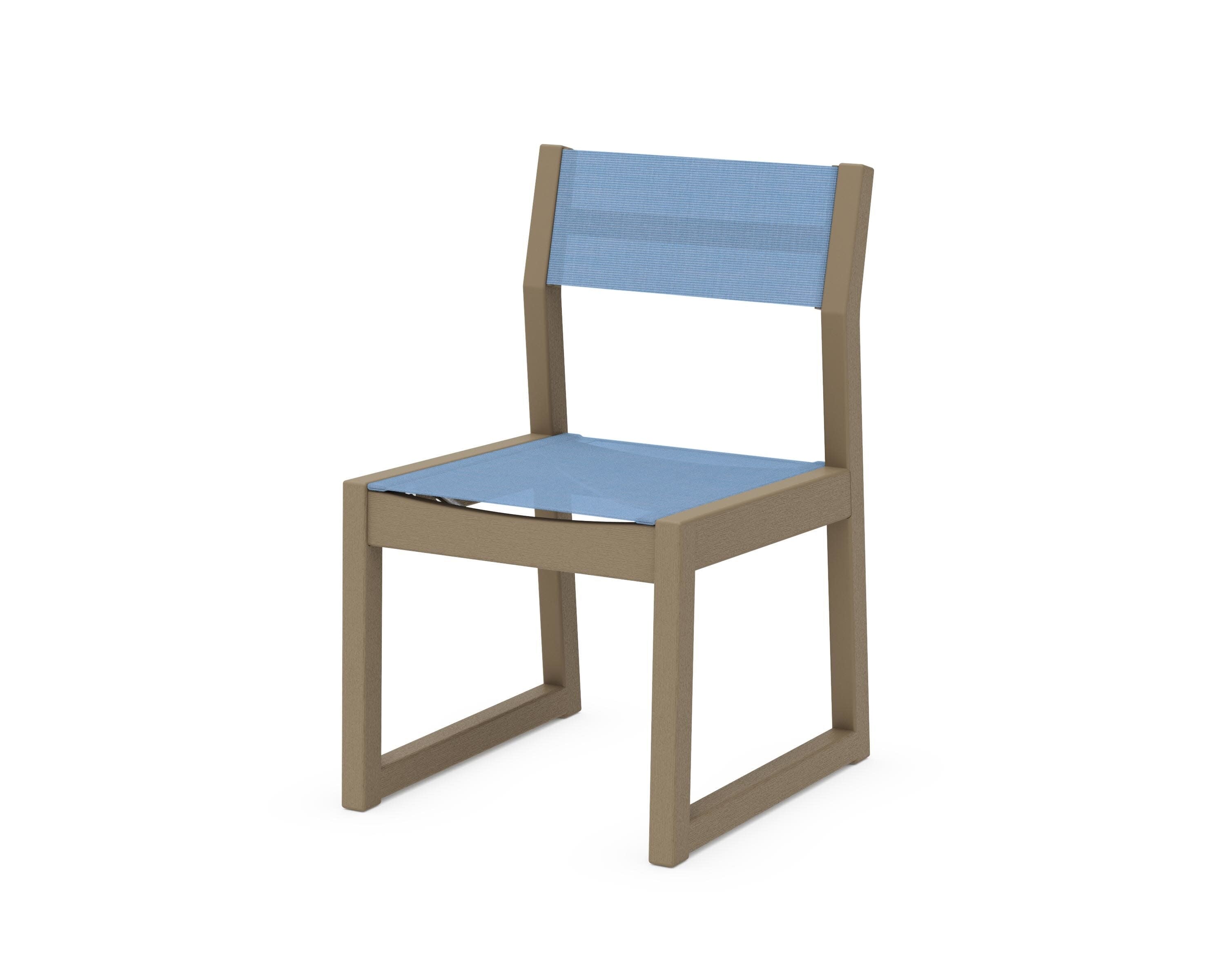 EDGE Sling Dining Side Chair in Vintage Sahara / Poolside Sling